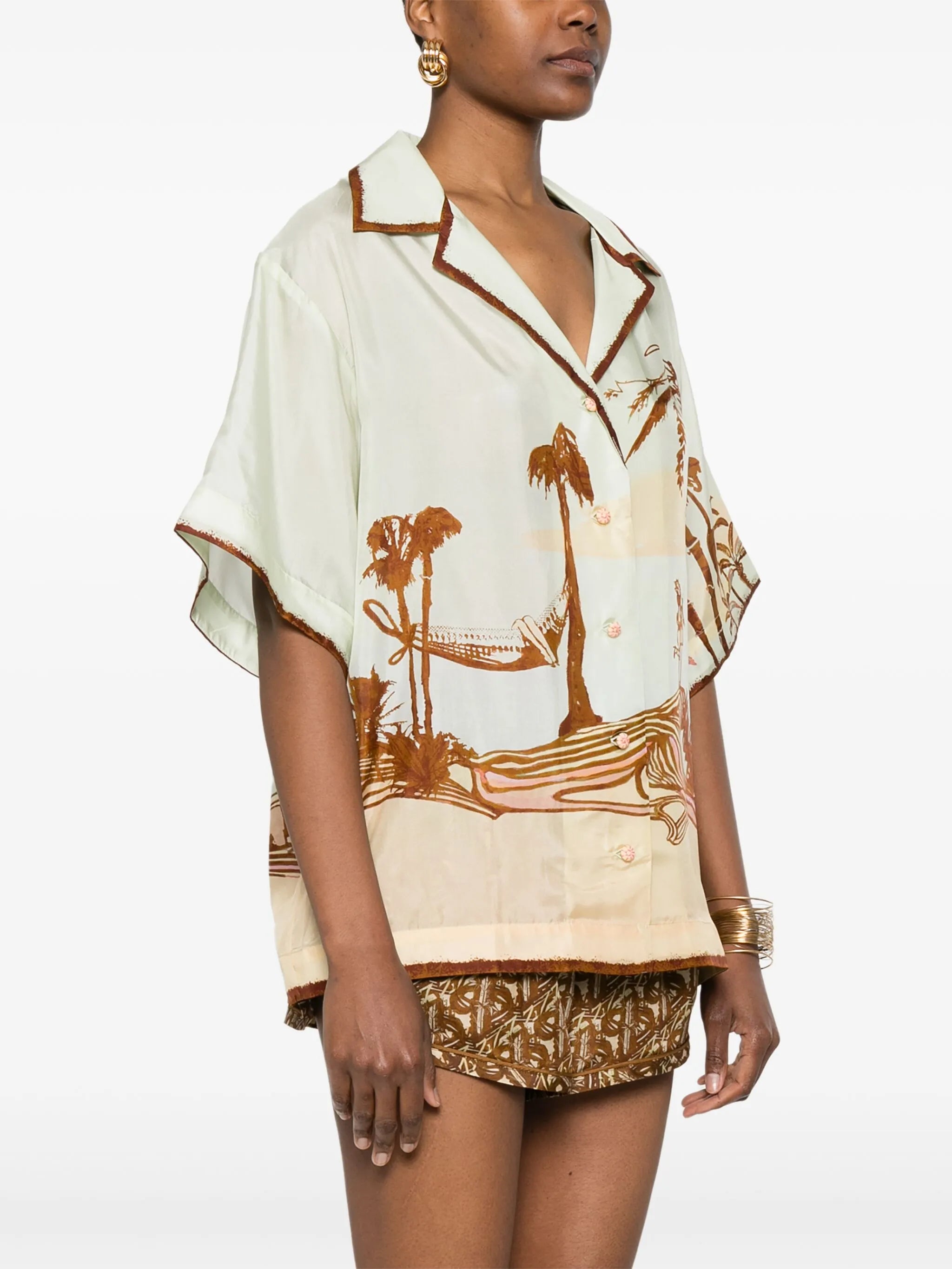 Coco silk shirt