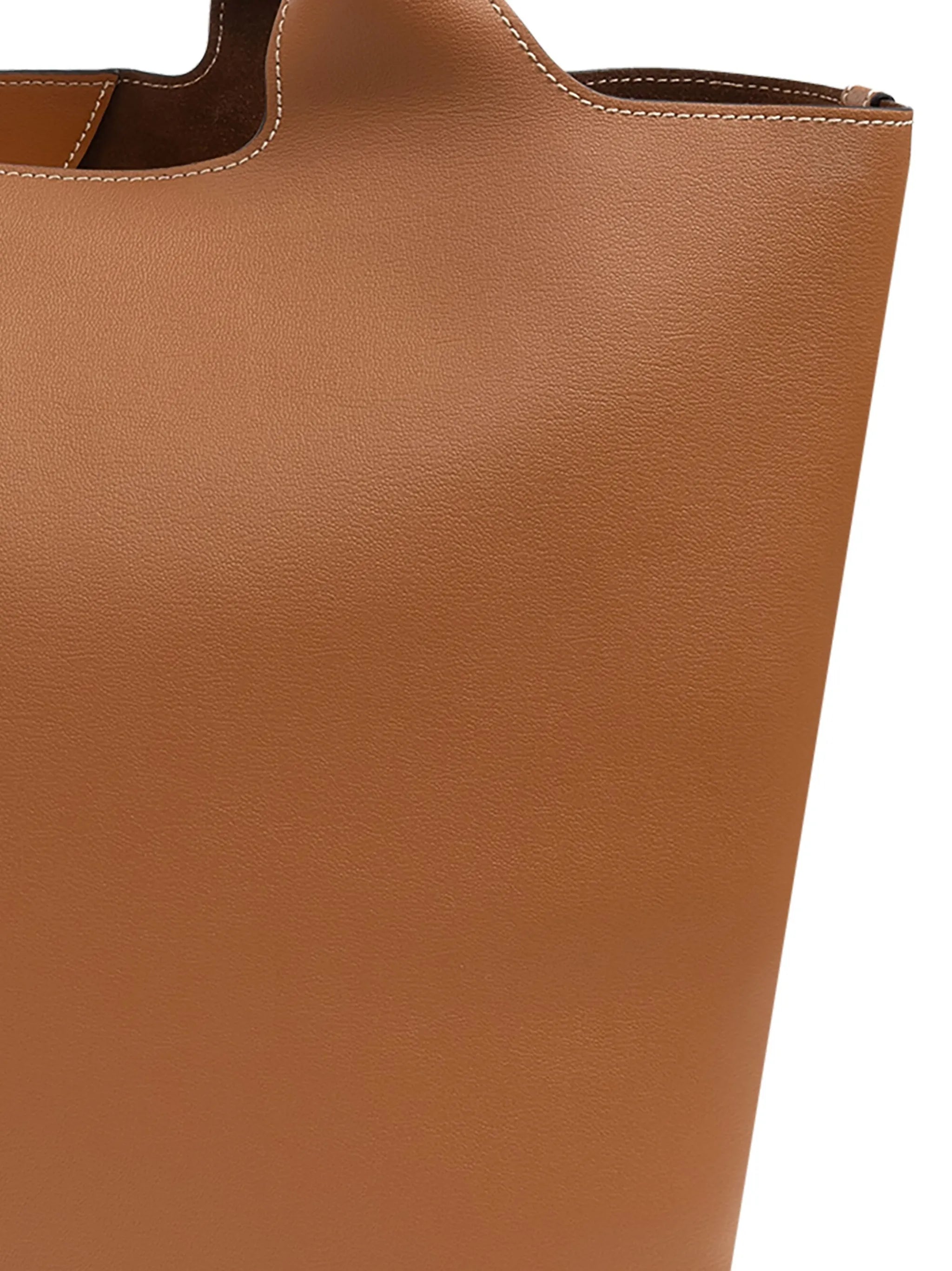 shopping bag in leather medium