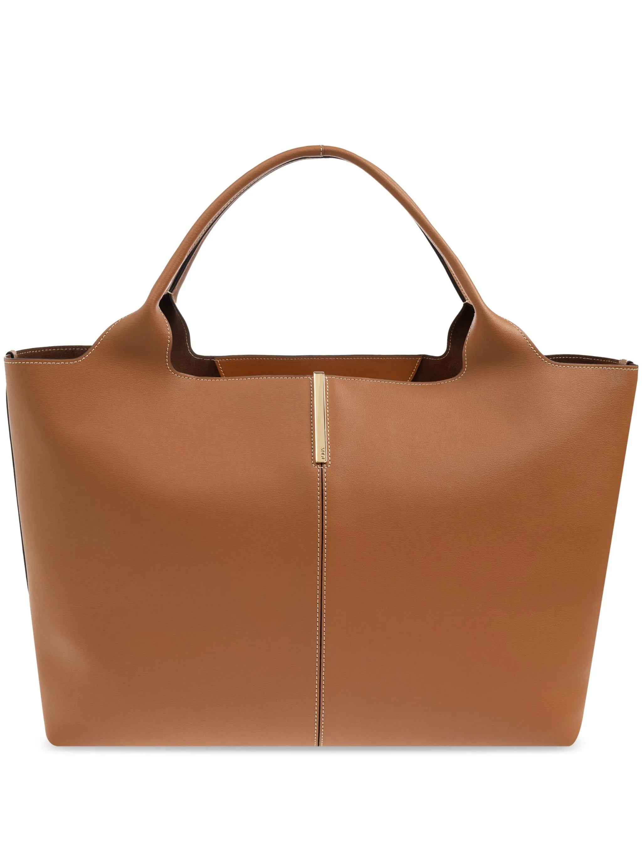shopping bag in leather medium
