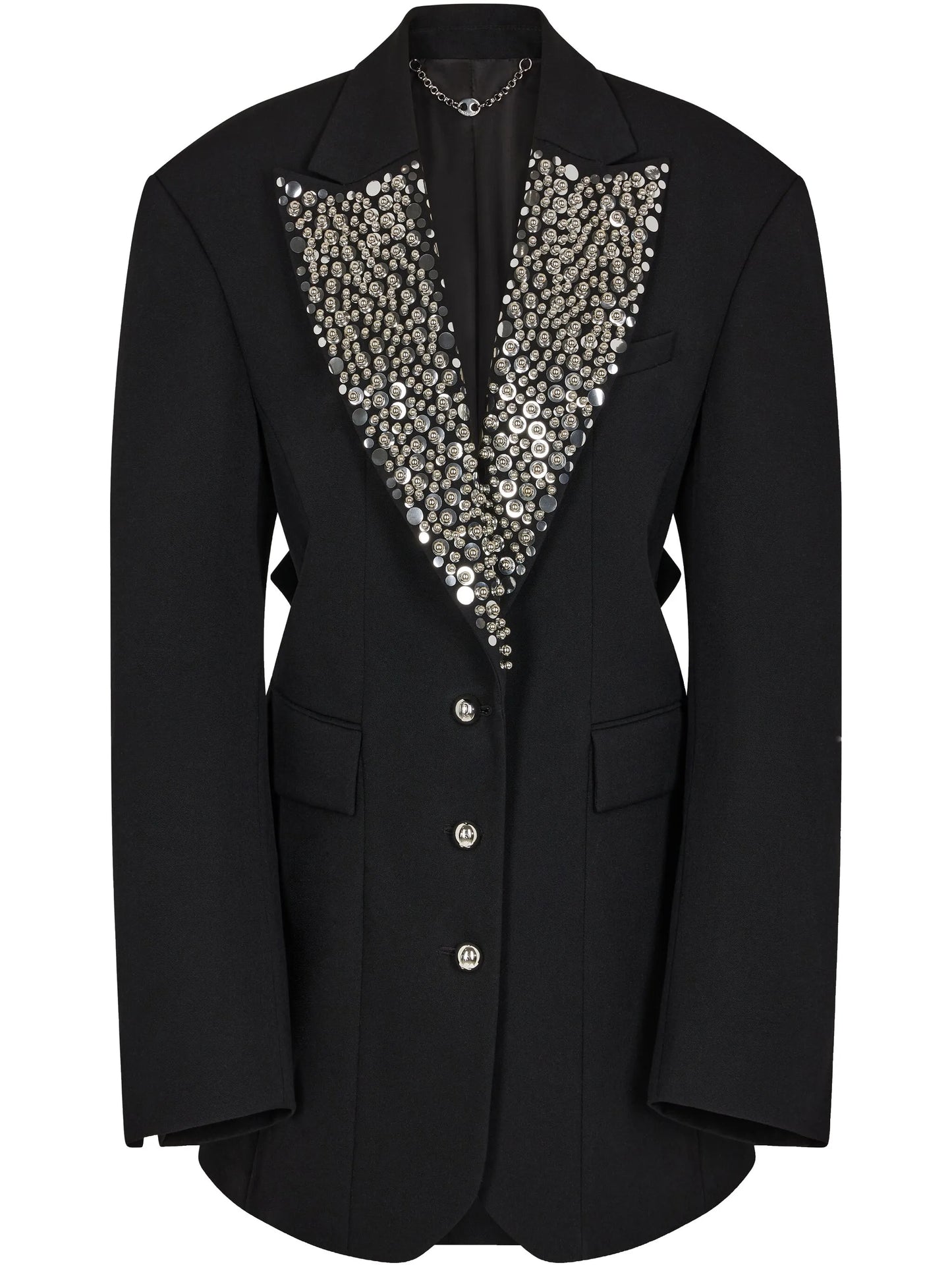 embroidered blazer