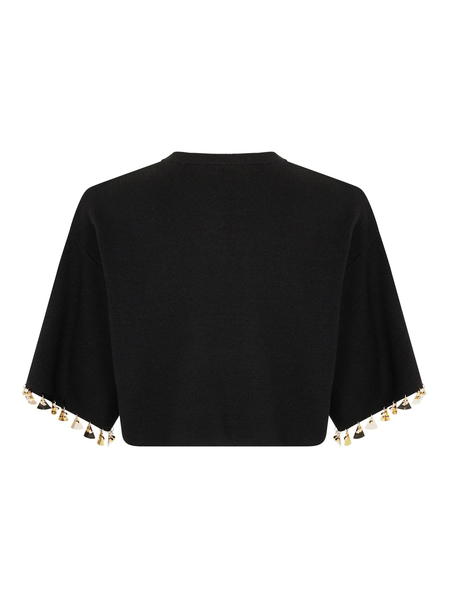 knitted cropped T-shirt