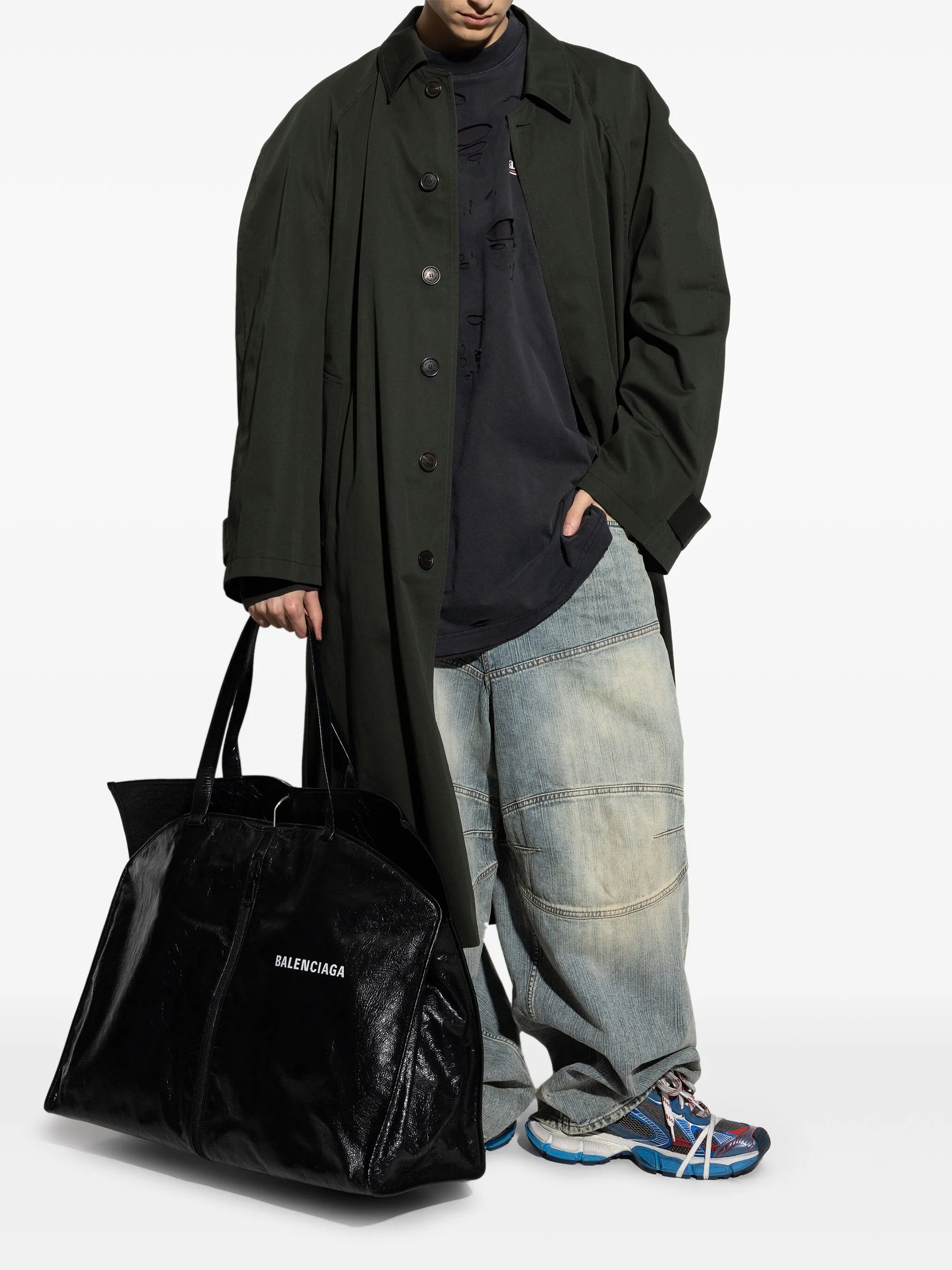 belted trench coat