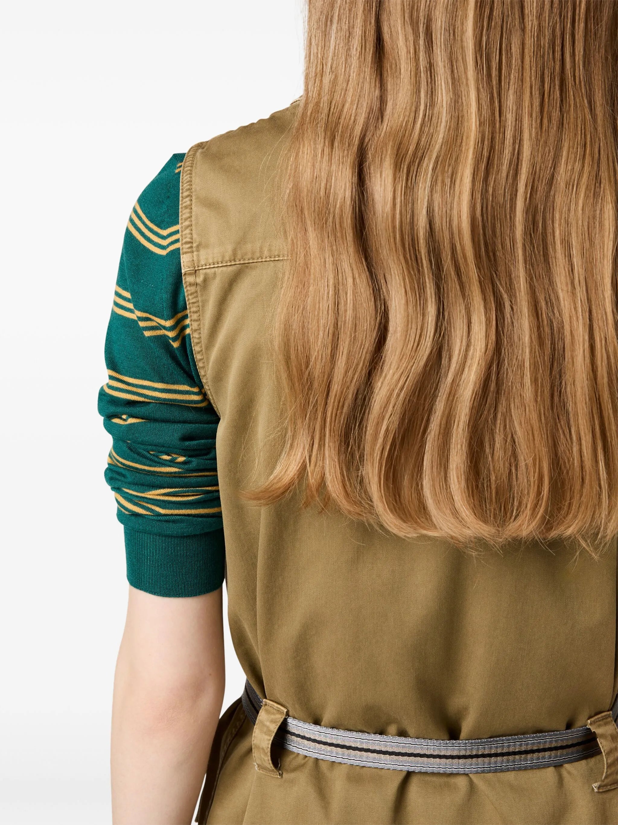 garment-dyed cotton mini dress