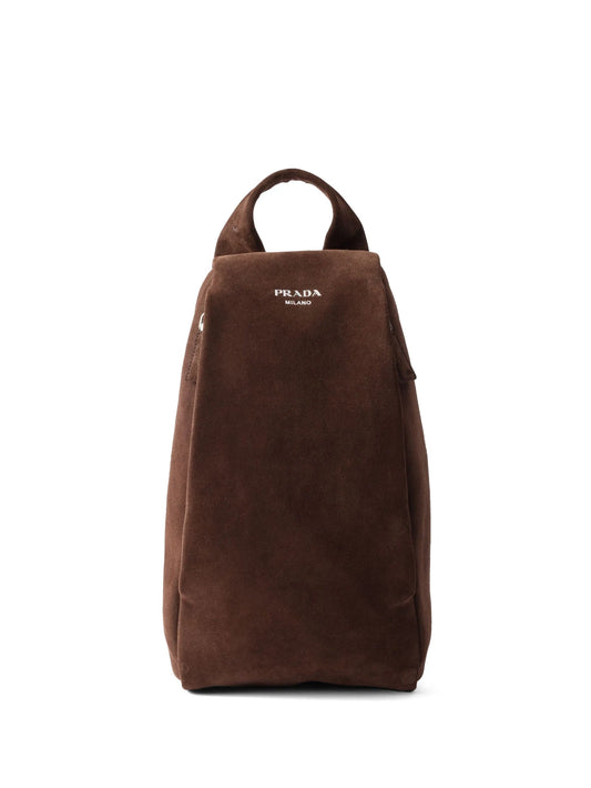 suede backpack