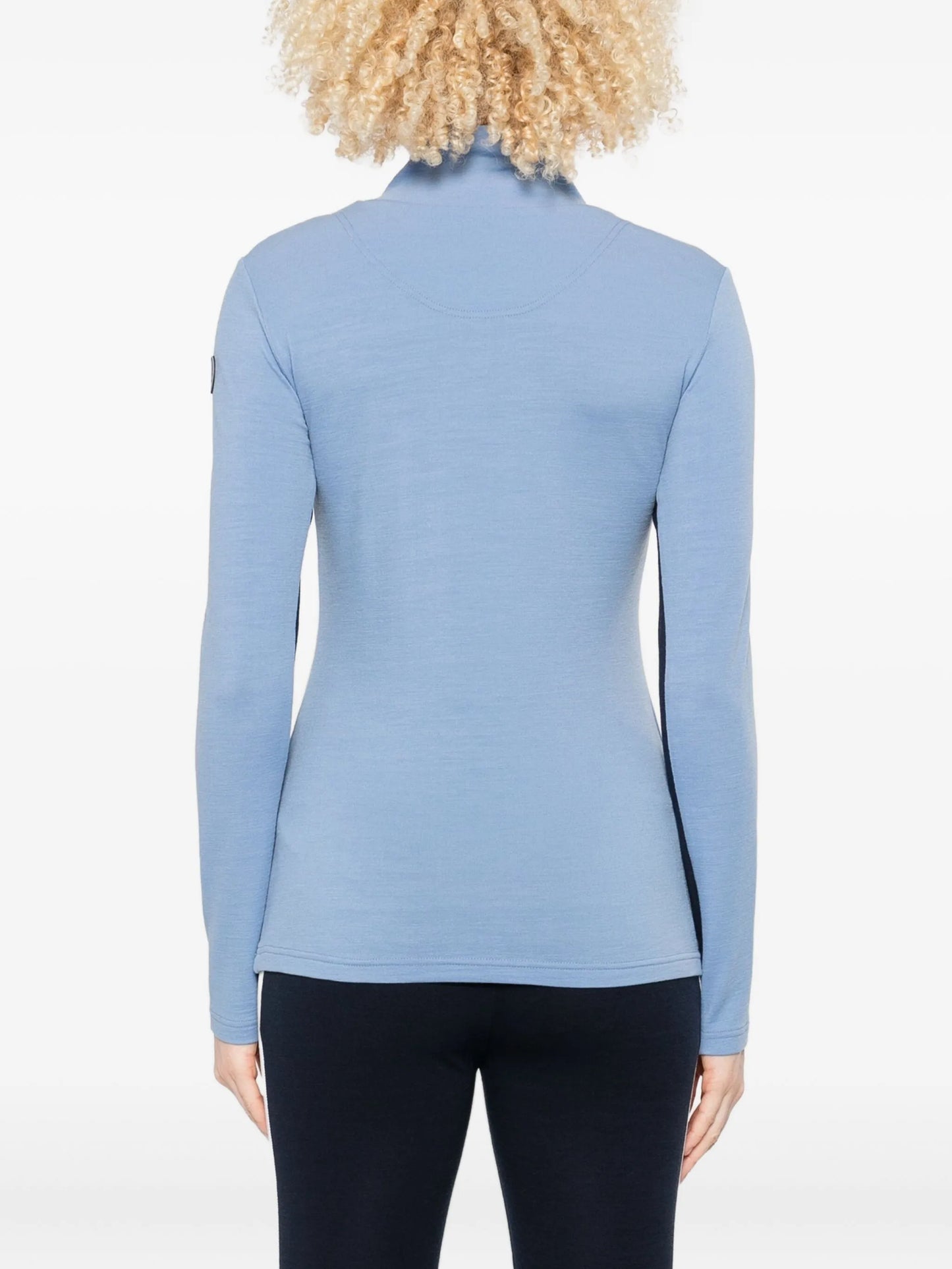 Voss chevron zip-up top