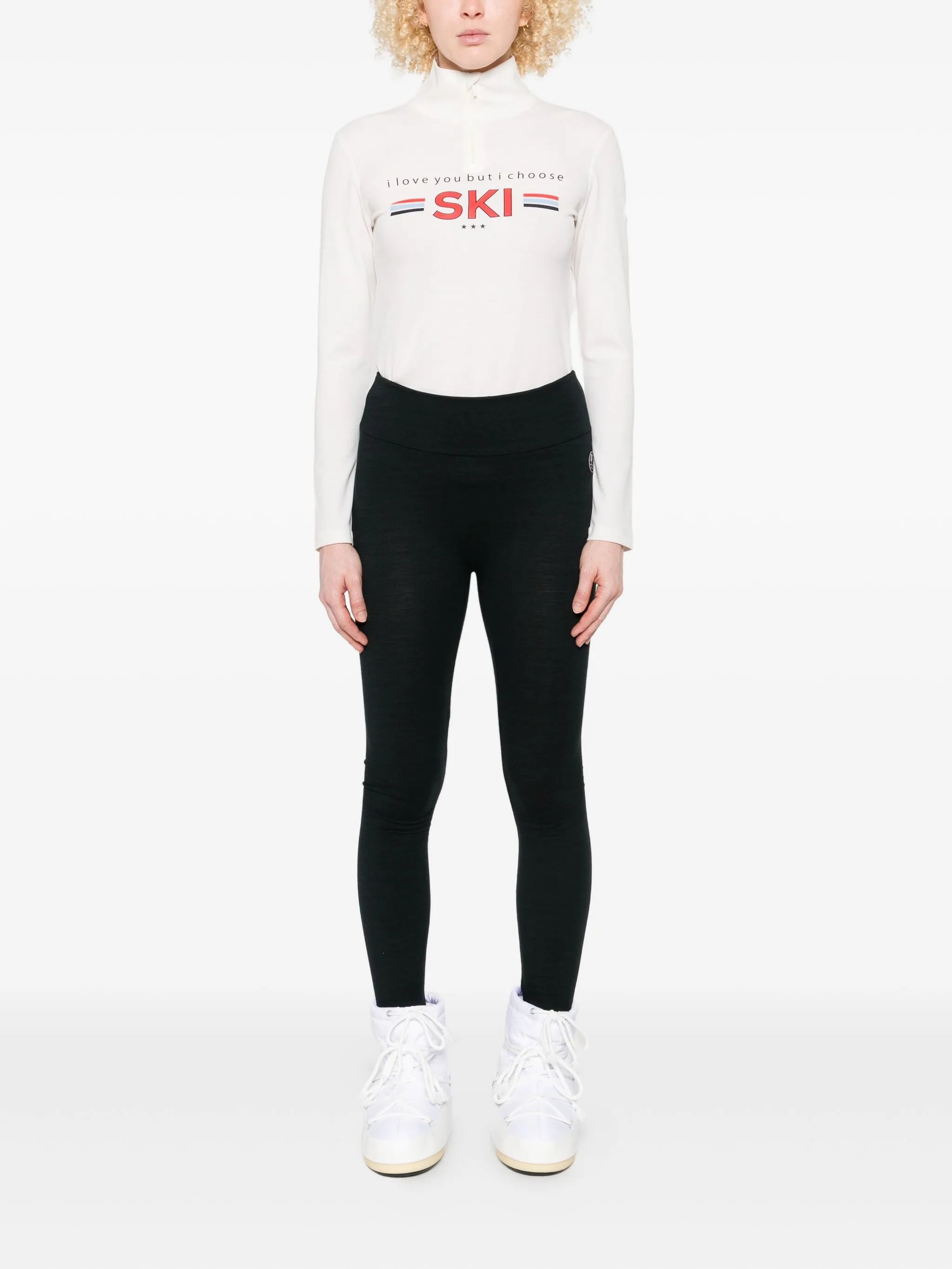 logo-patch leggings