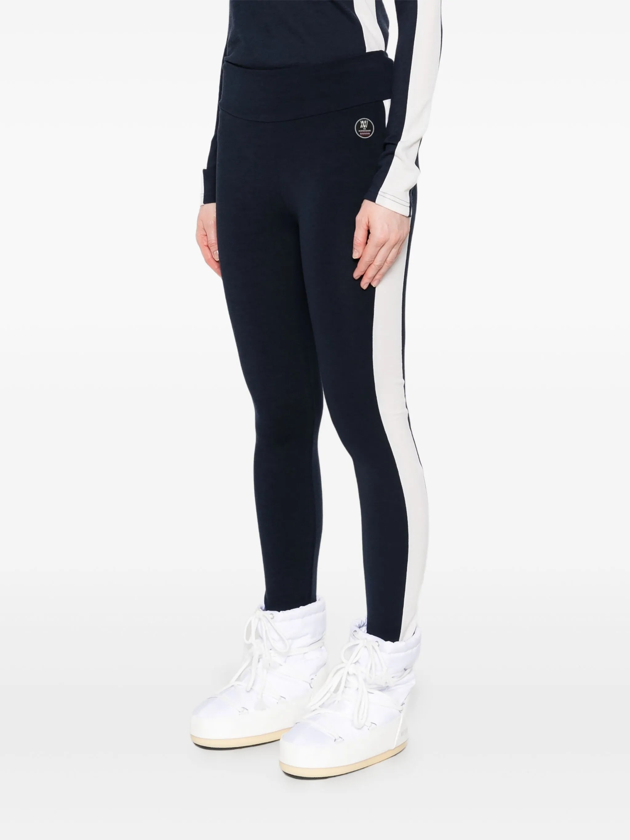 logo-patch leggings