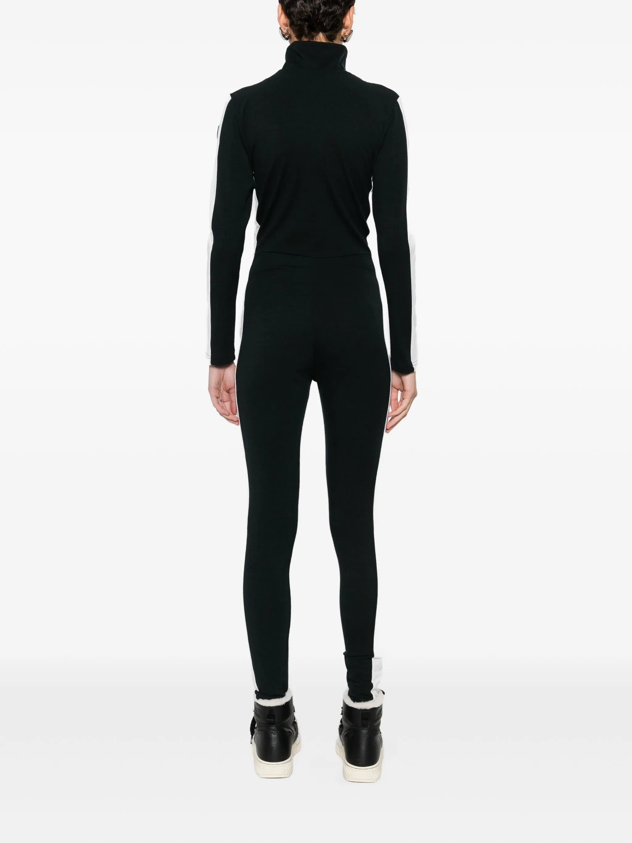 side-contrast jumpsuit