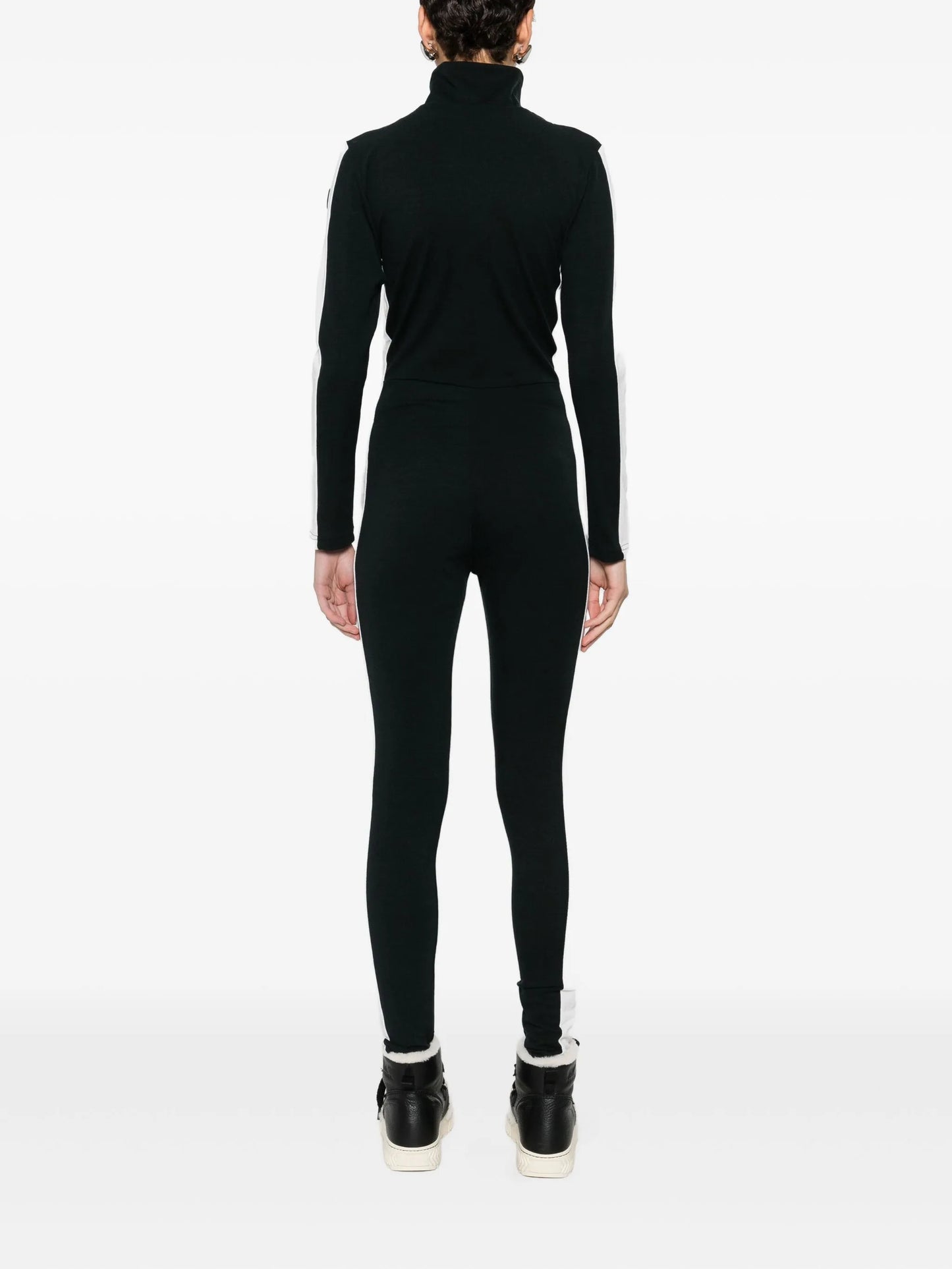 side-contrast jumpsuit