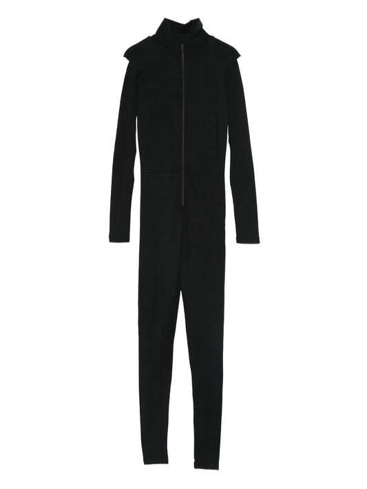side-contrast jumpsuit