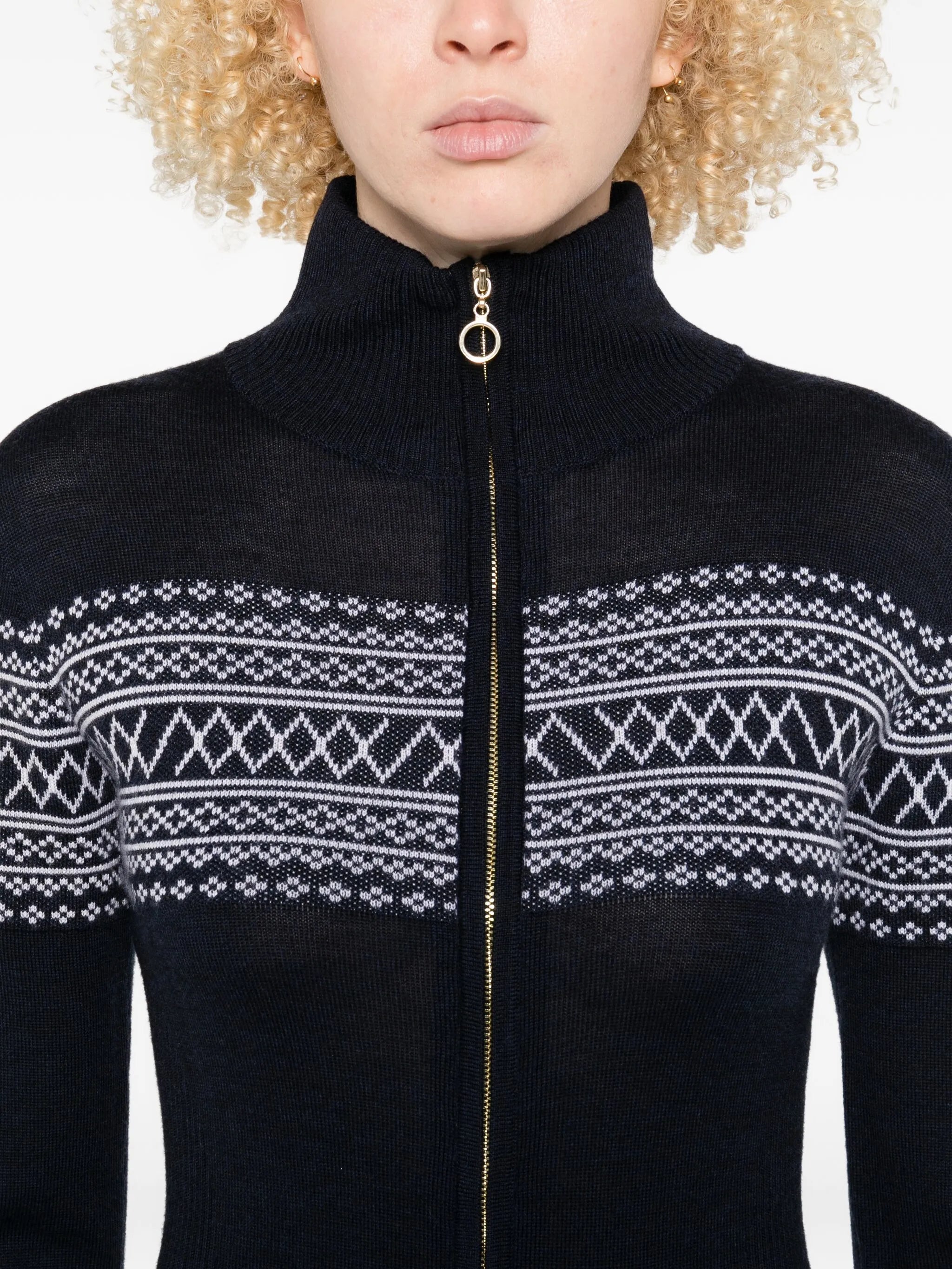 zip-up jumpsuit