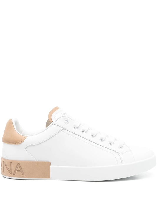 Portofino leather panelled sneakers