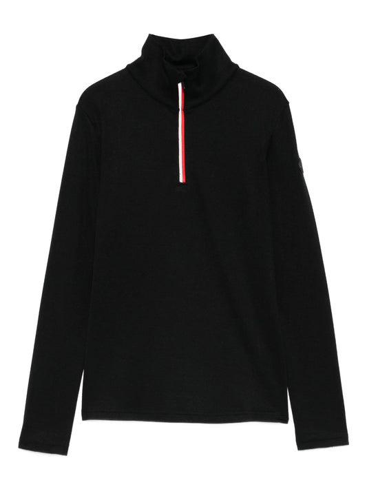 zipup high neck bibi performance top