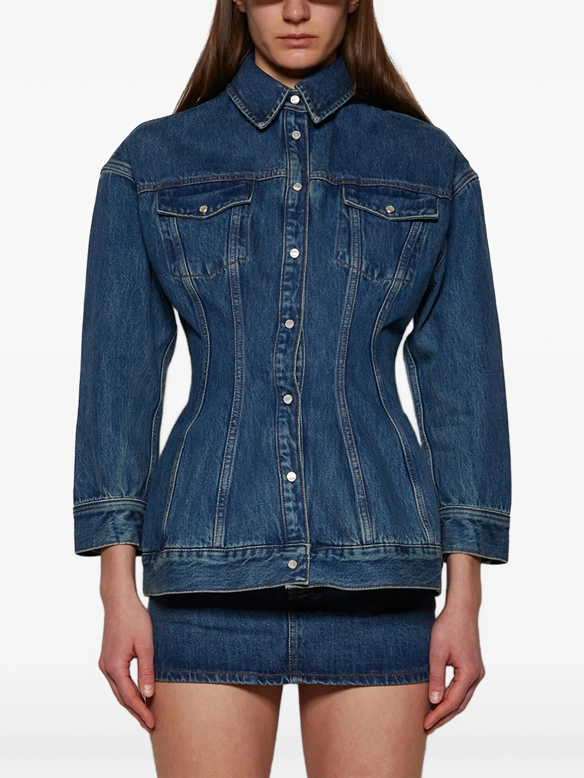Contour denim jacket