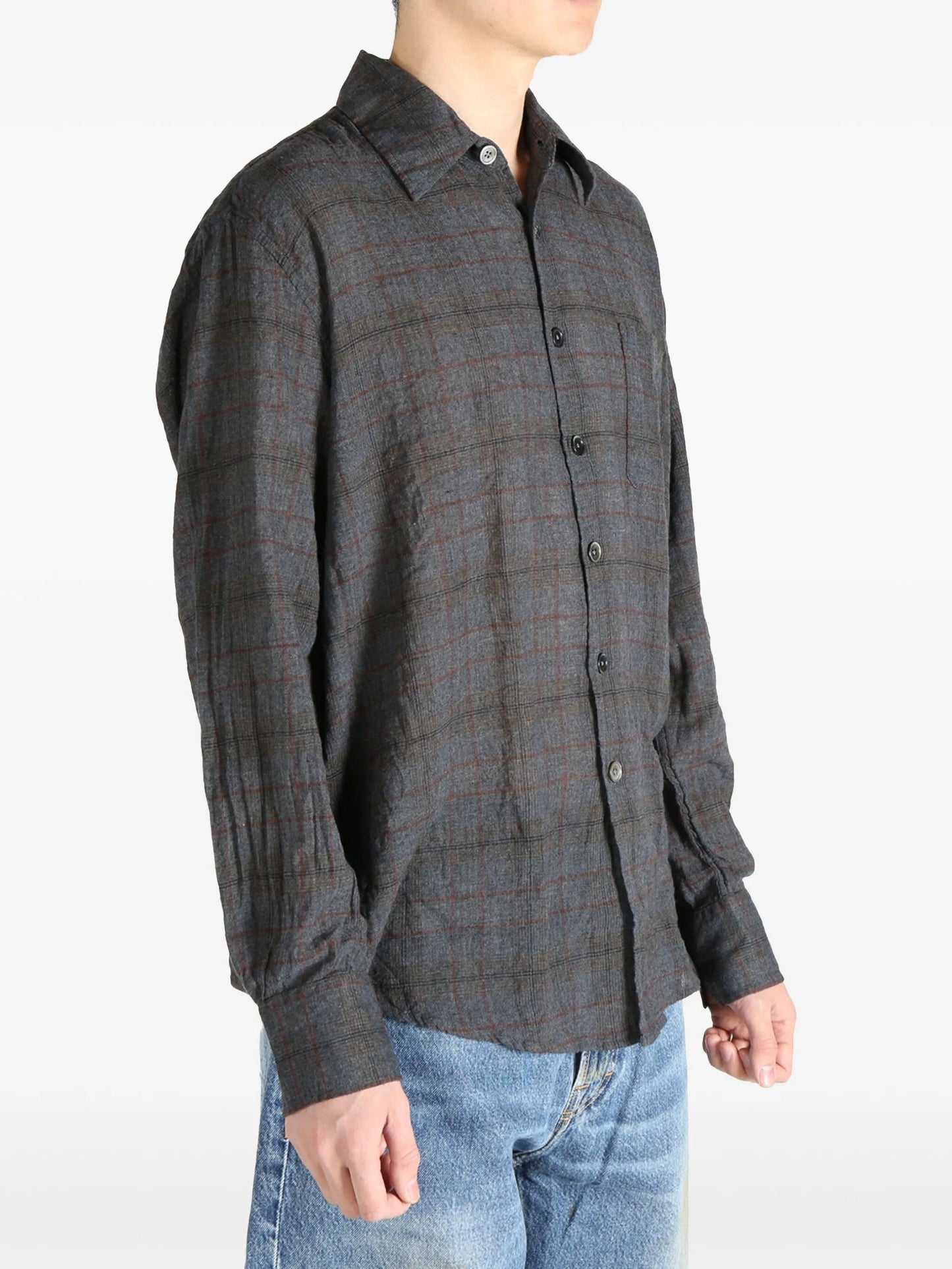 Above shirt
