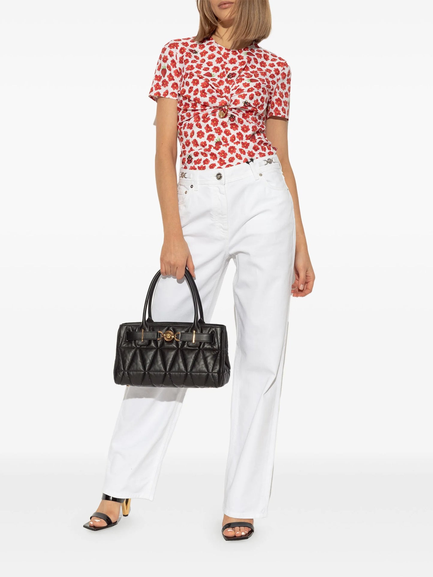 85mm V2025 patent-leather sandals