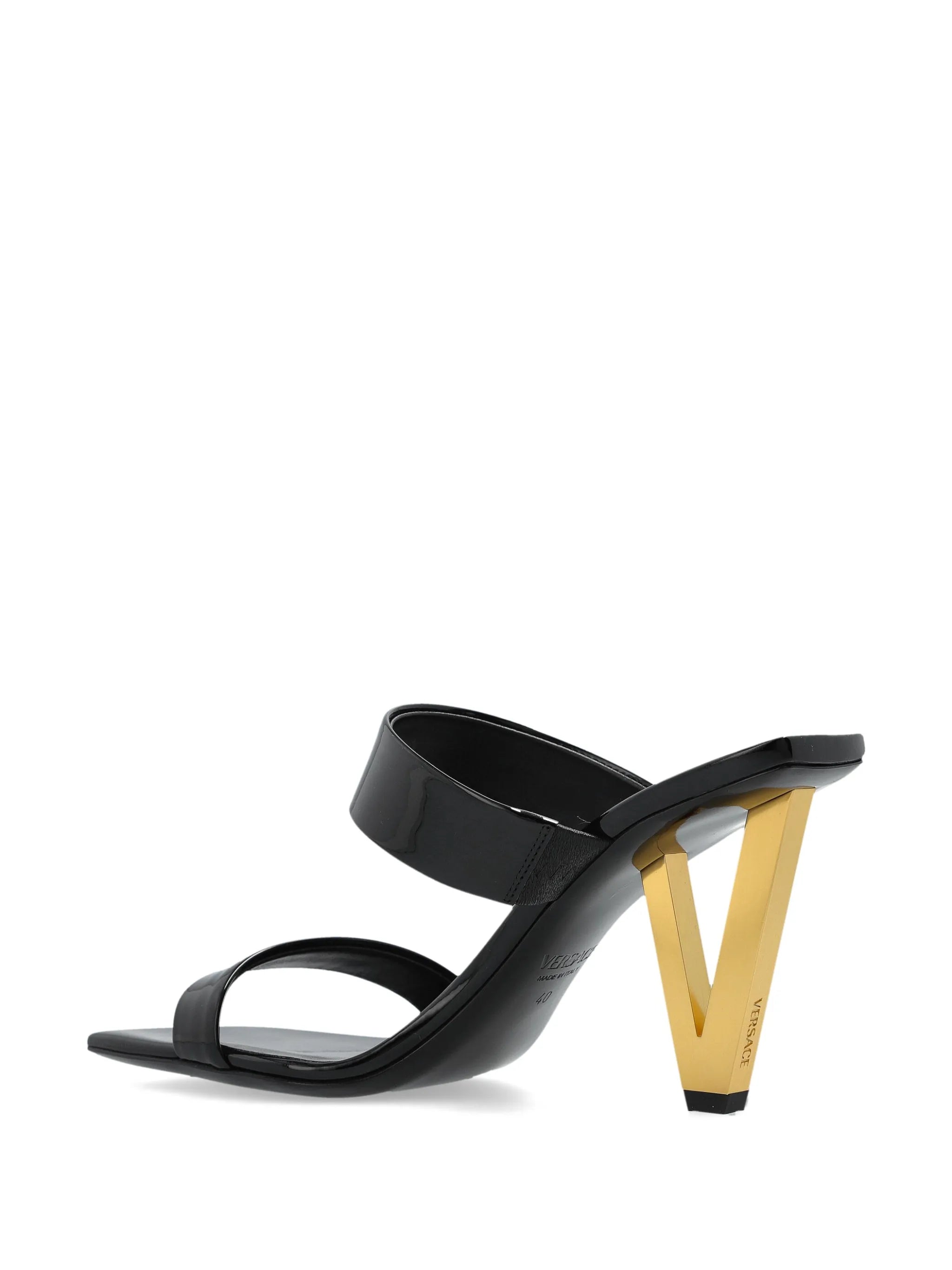 85mm V2025 patent-leather sandals
