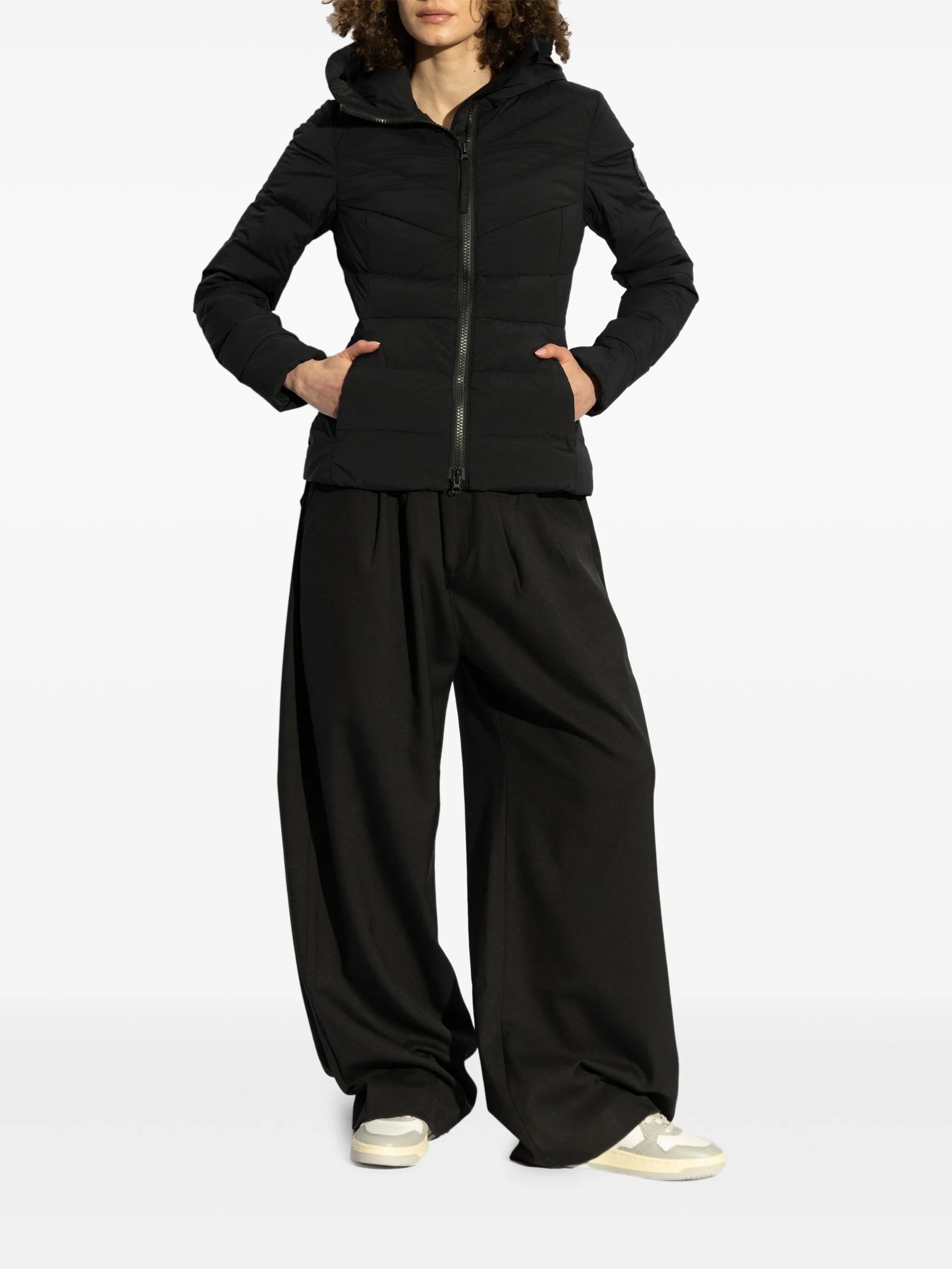 Clair quilted hooded pufer jacket