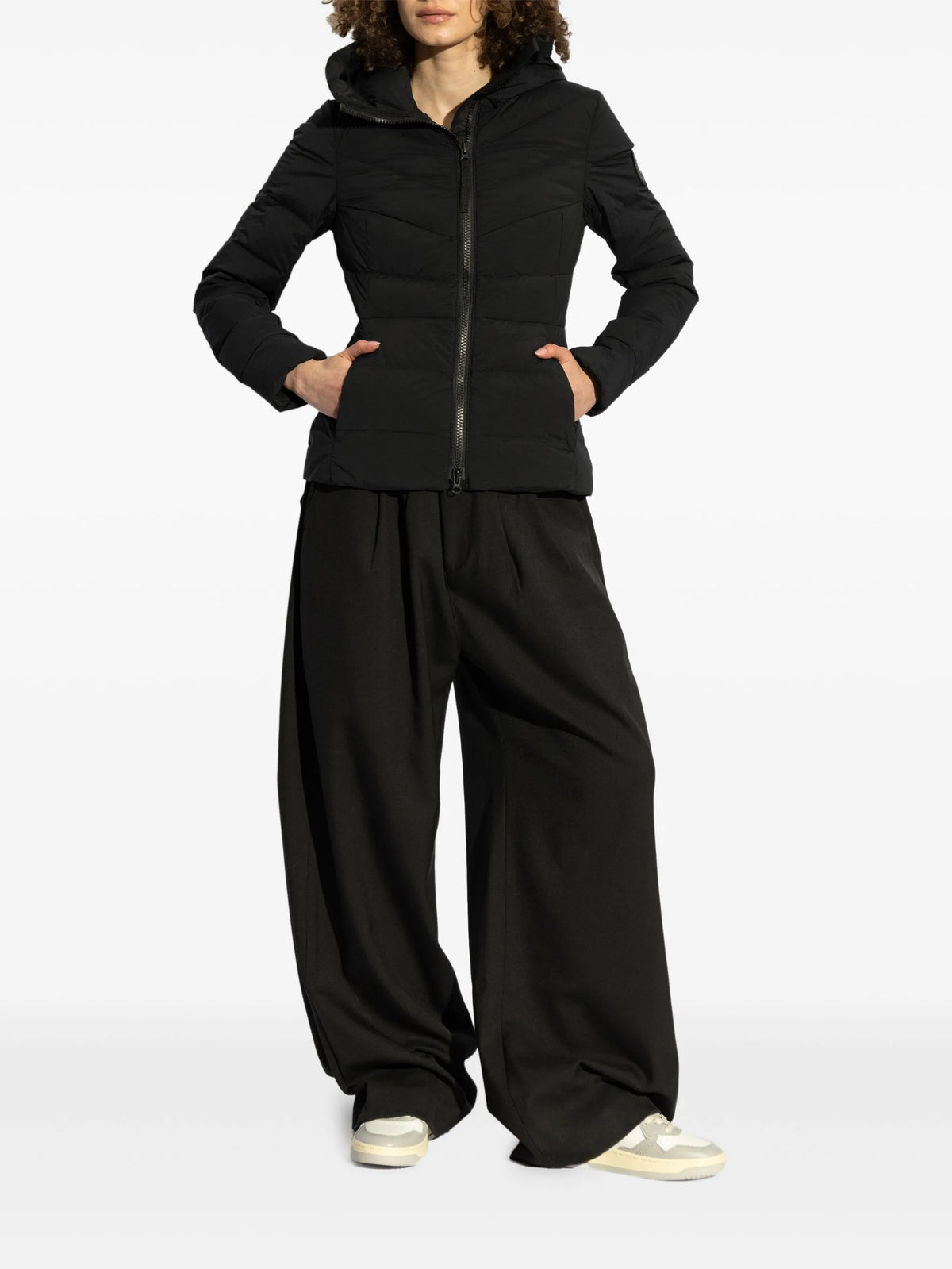 Clair quilted hooded pufer jacket