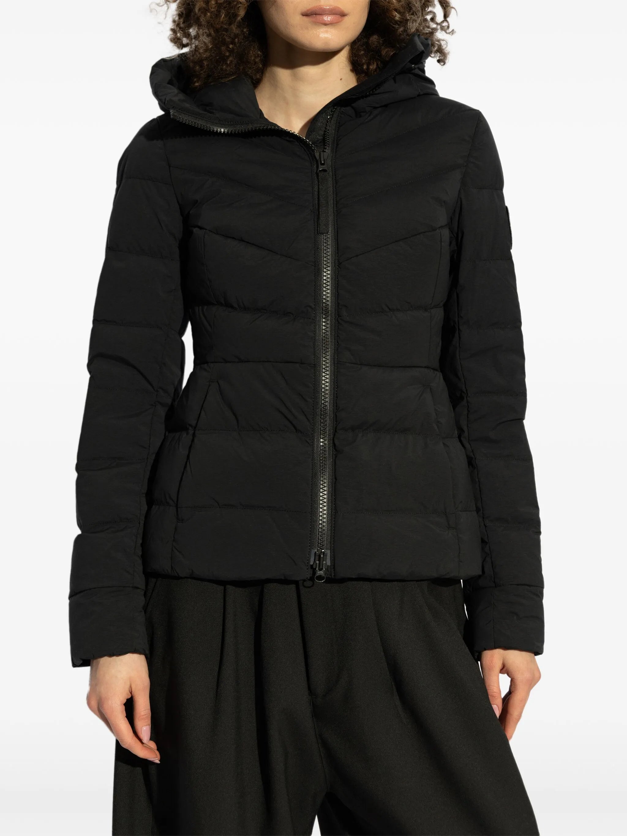 Clair quilted hooded pufer jacket