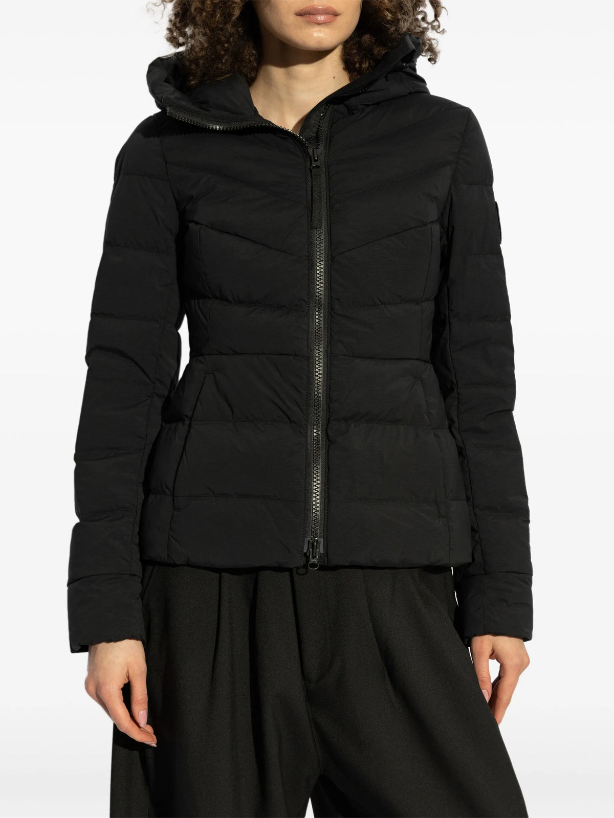 Clair quilted hooded pufer jacket