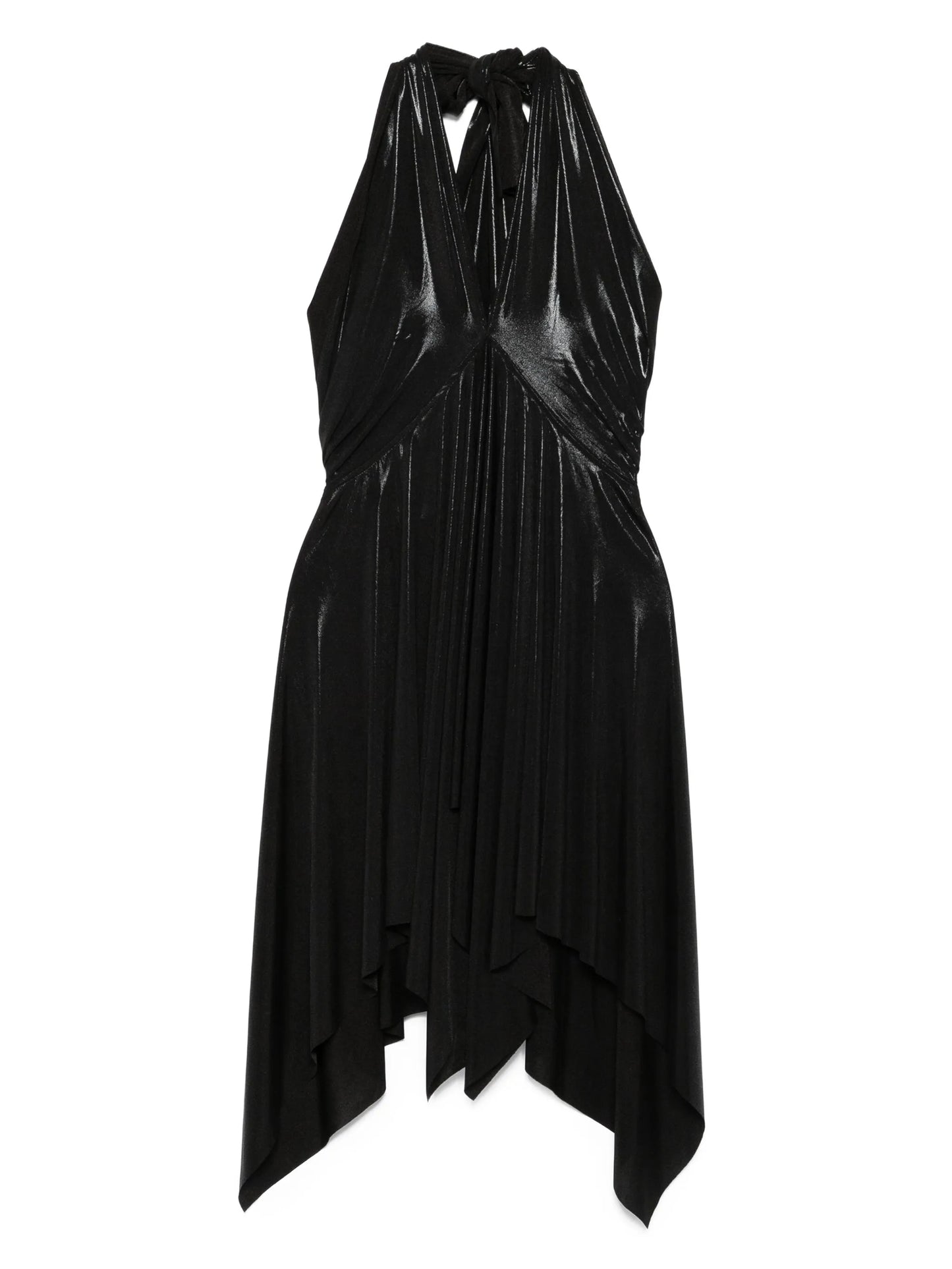 halterneck mini dress