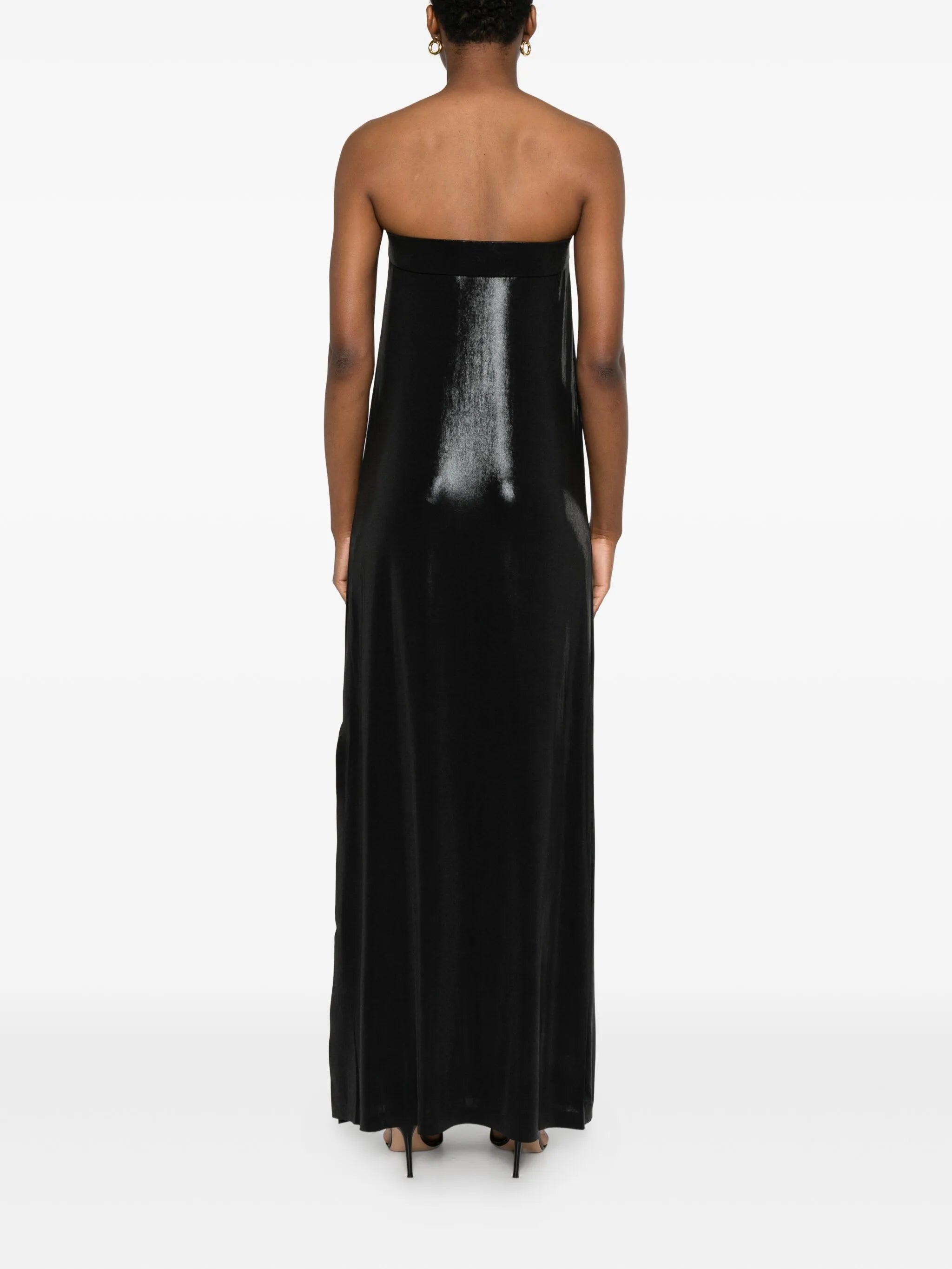 strapless maxi dress