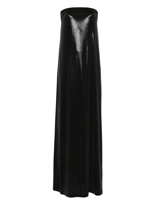 strapless maxi dress