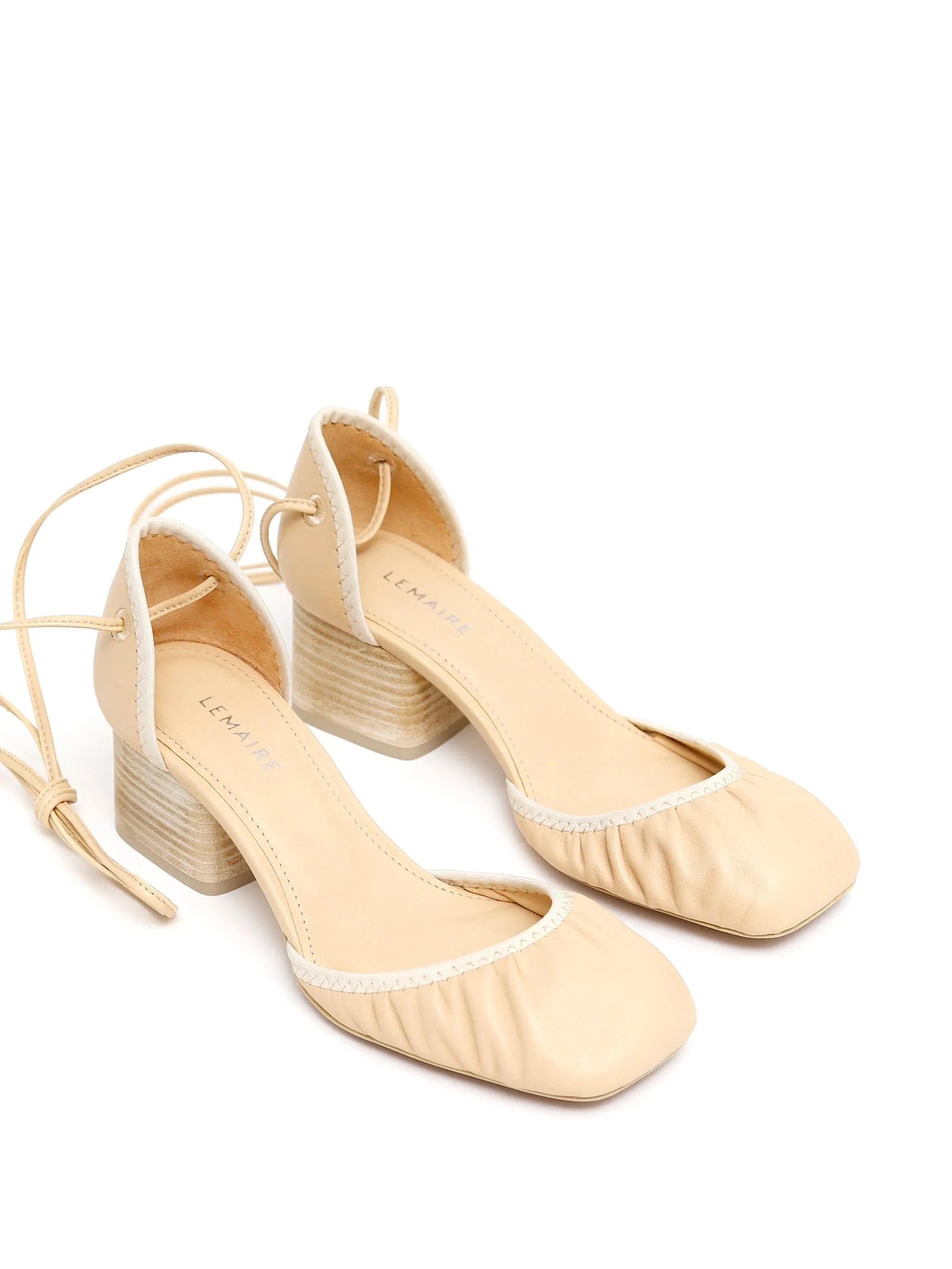 55mm leather pumps