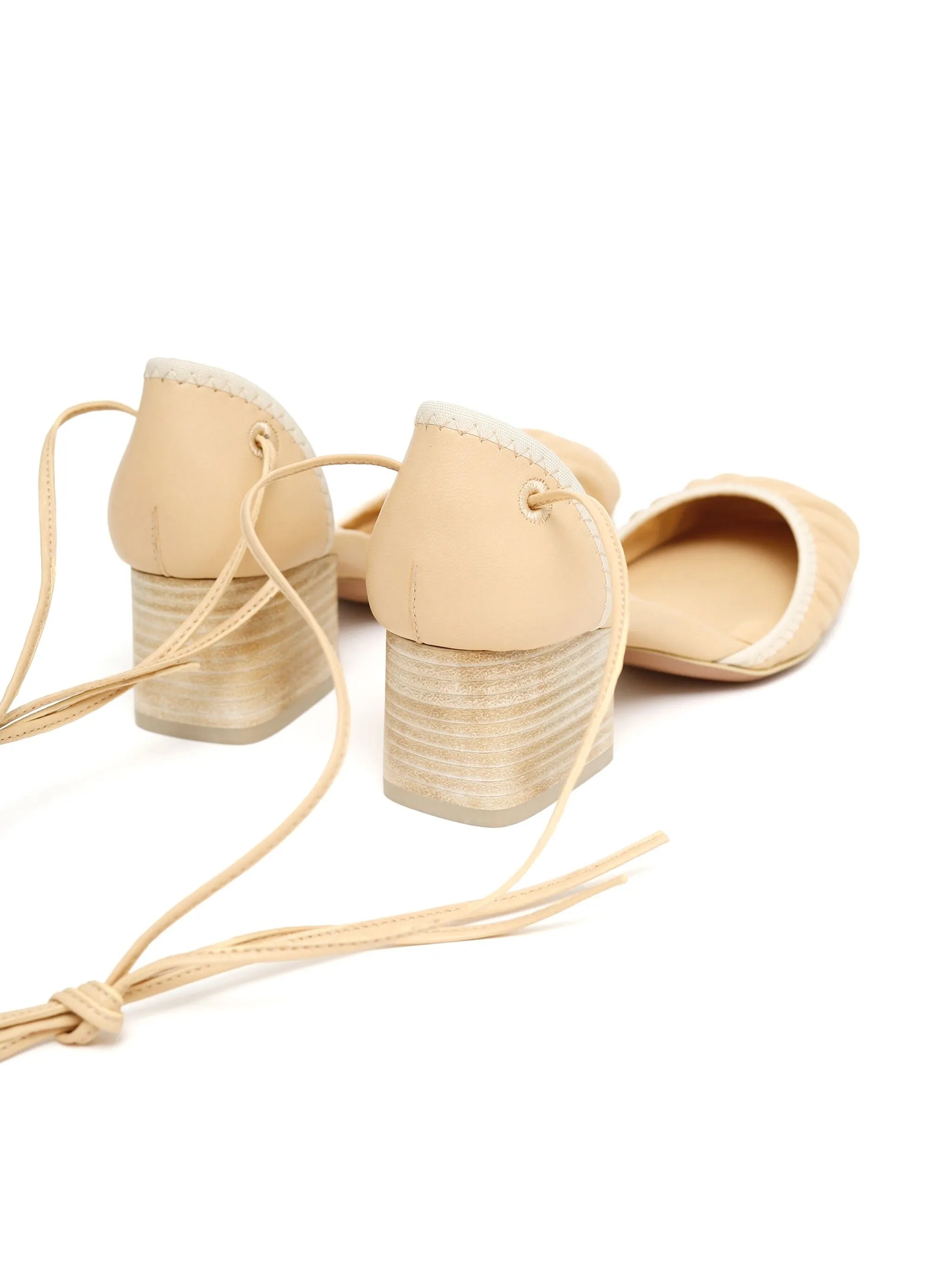 55mm leather pumps