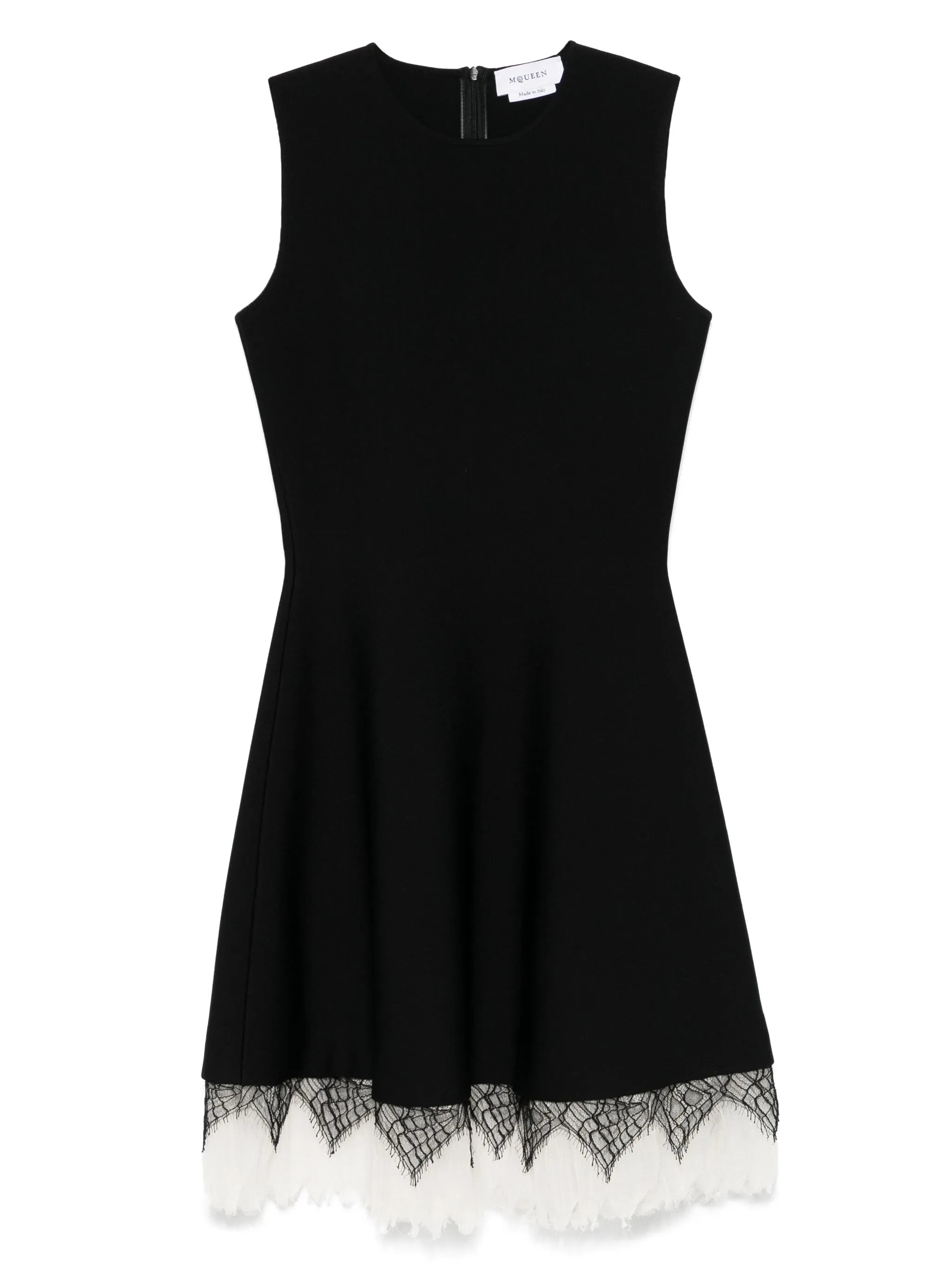 cobweb-lace mini dress
