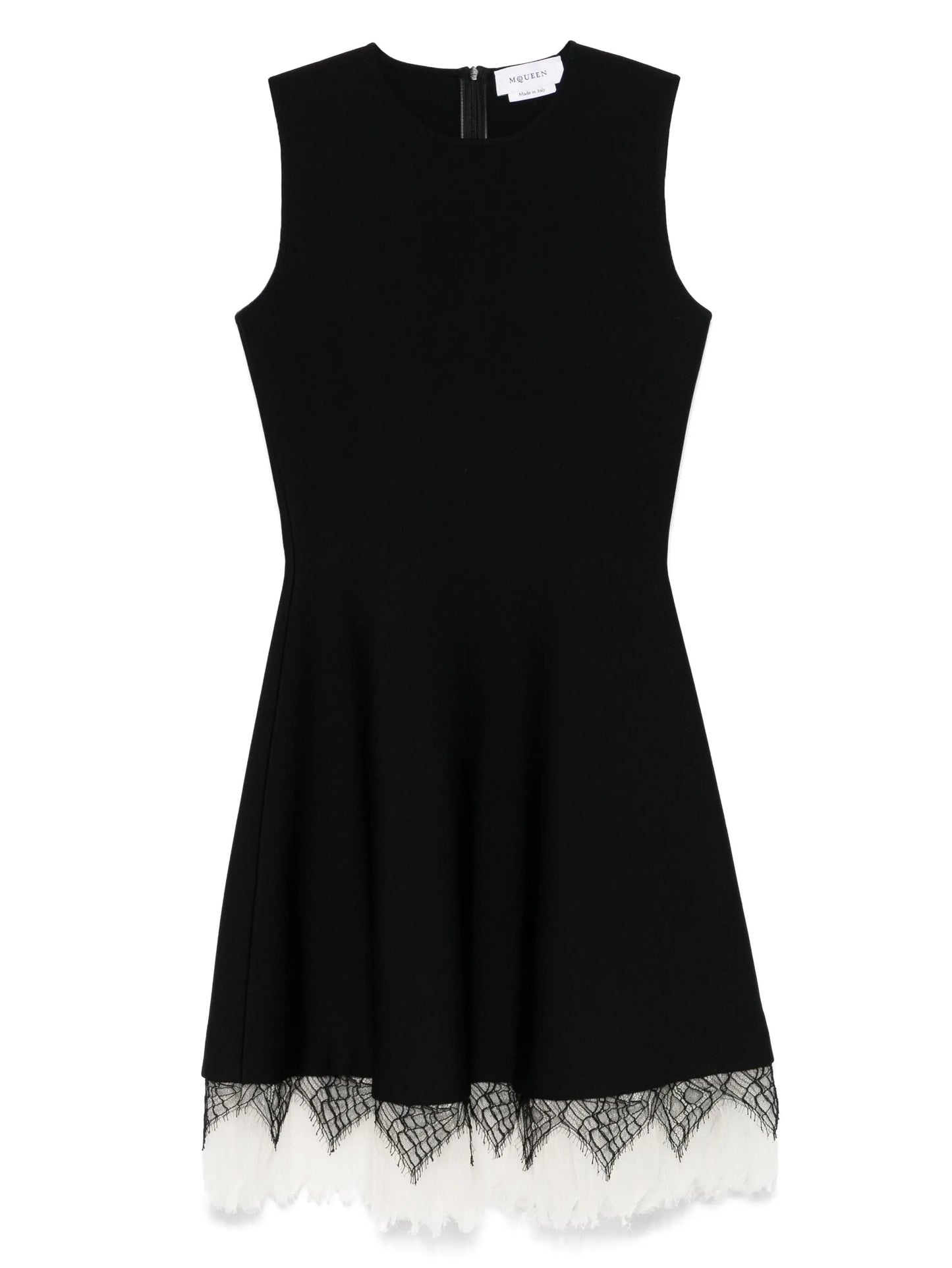 cobweb-lace mini dress