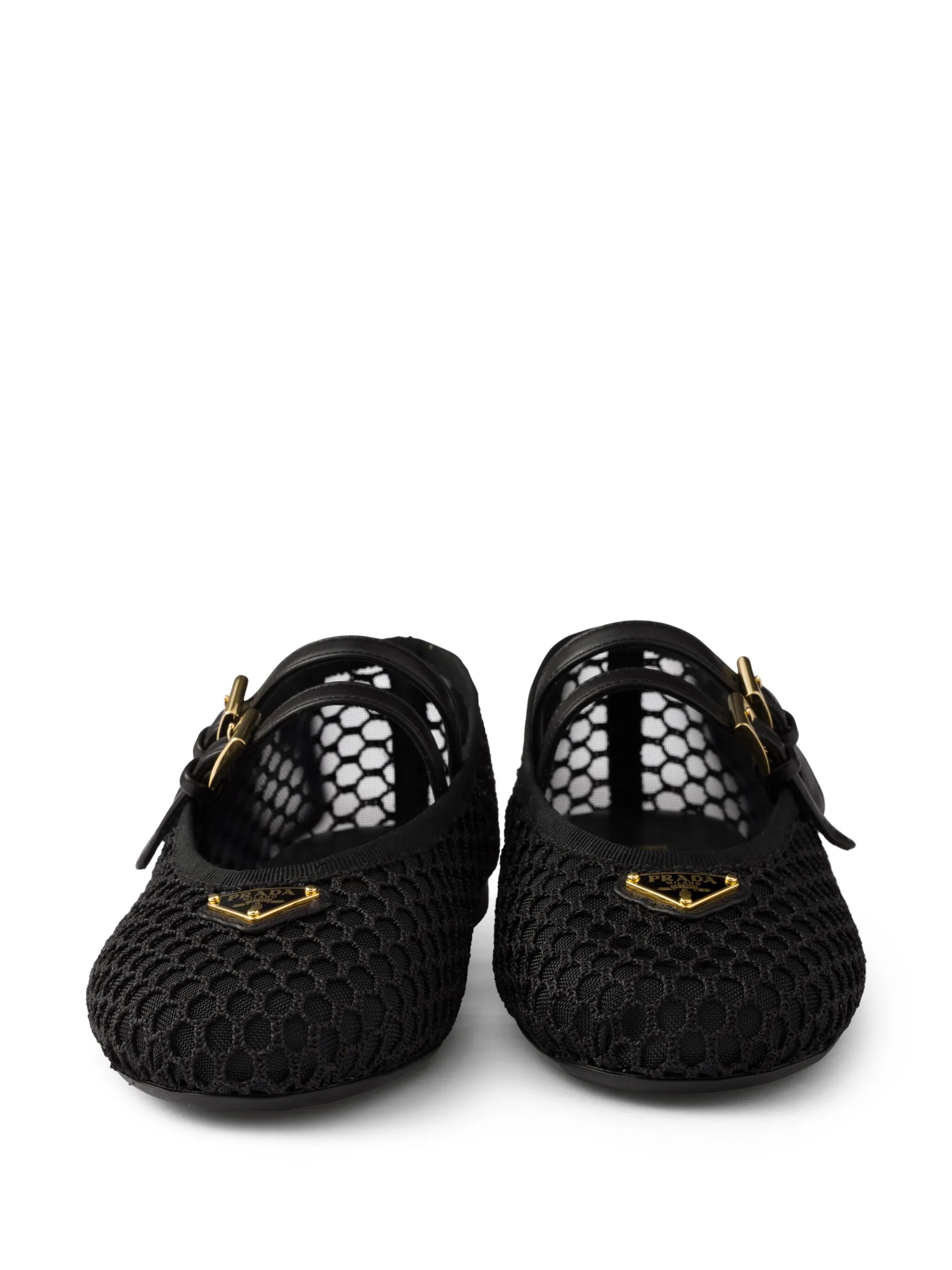mesh ballet flats