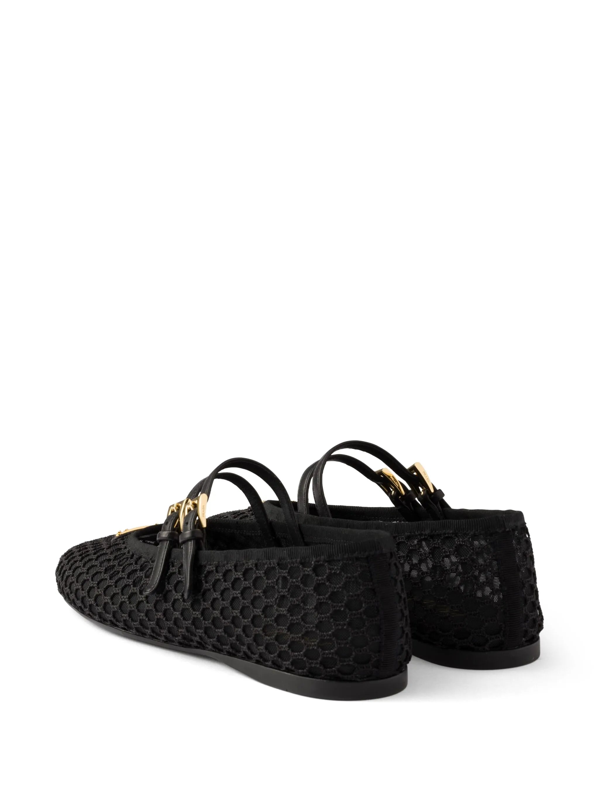 mesh ballet flats