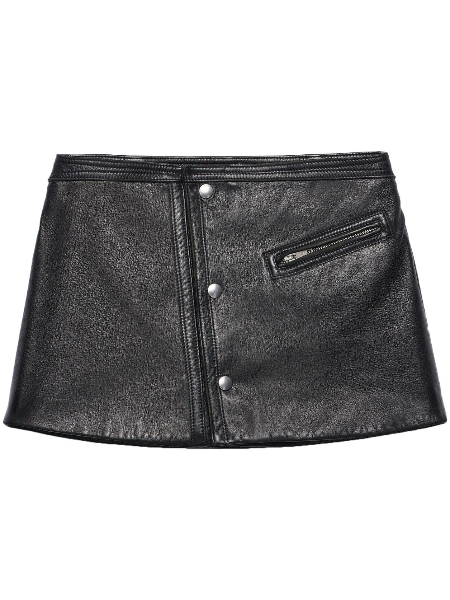 leather miniskirt