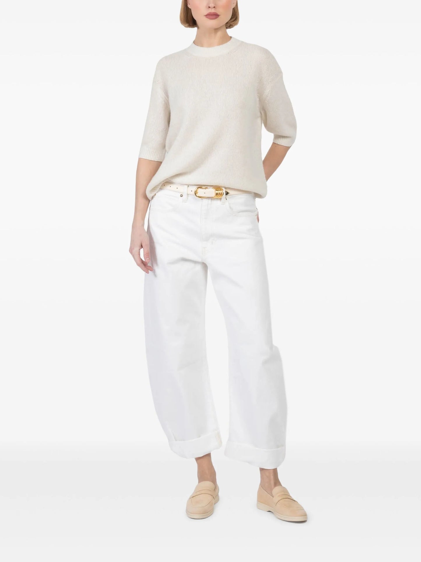 wide-leg jeans