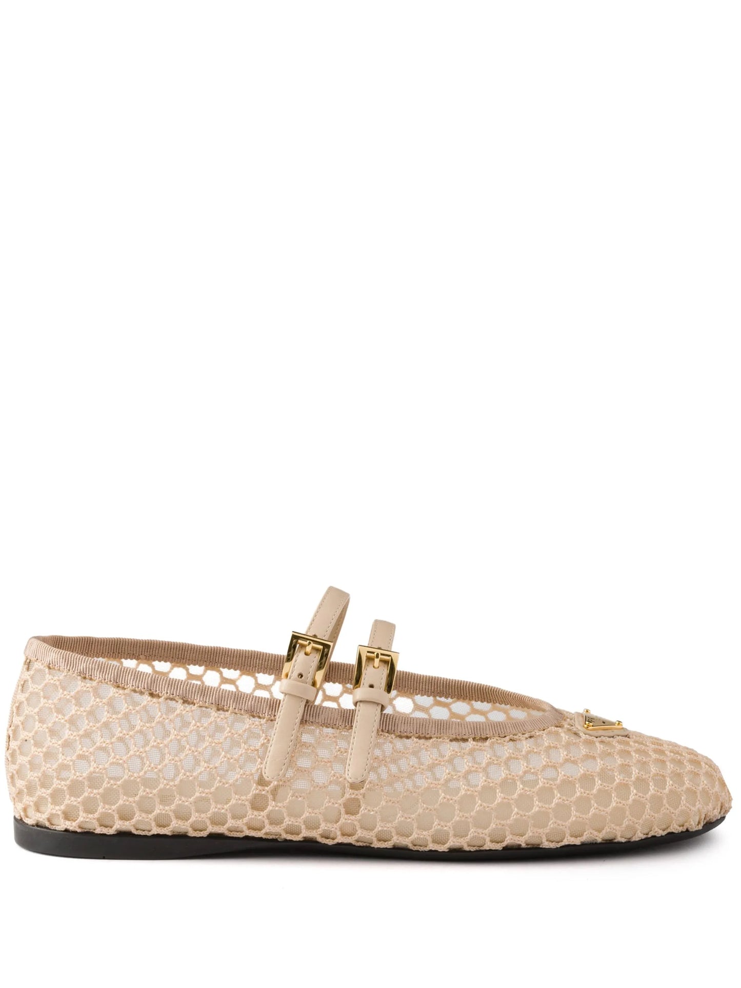 mesh ballet flats