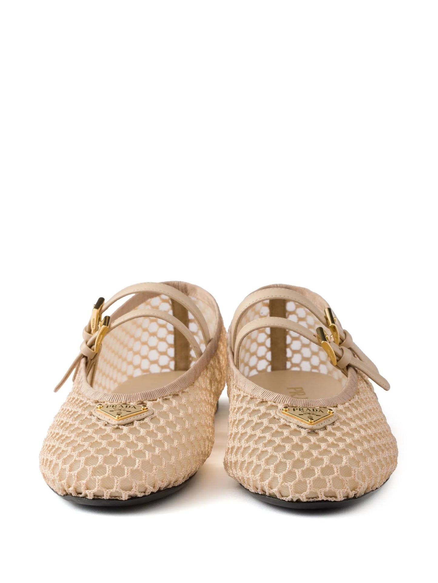 mesh ballet flats