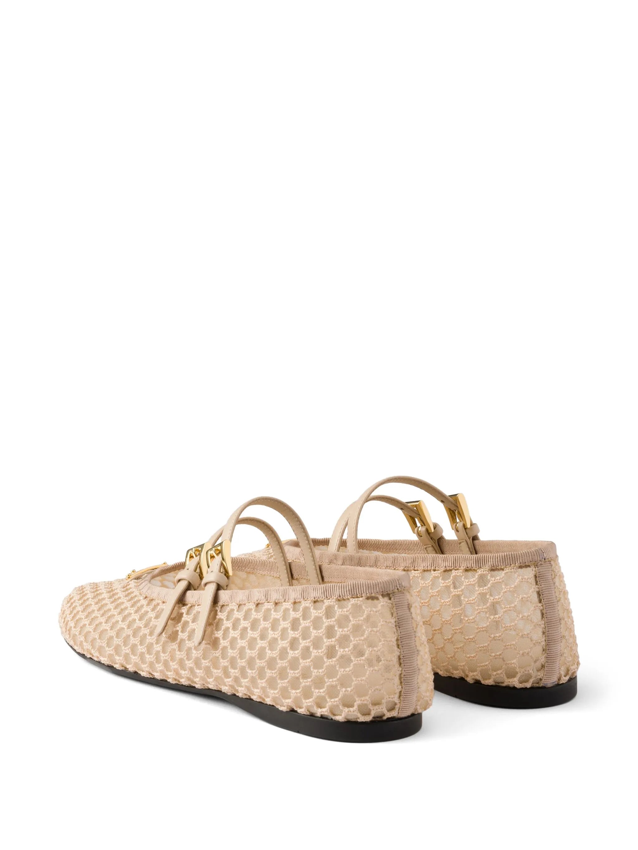 mesh ballet flats