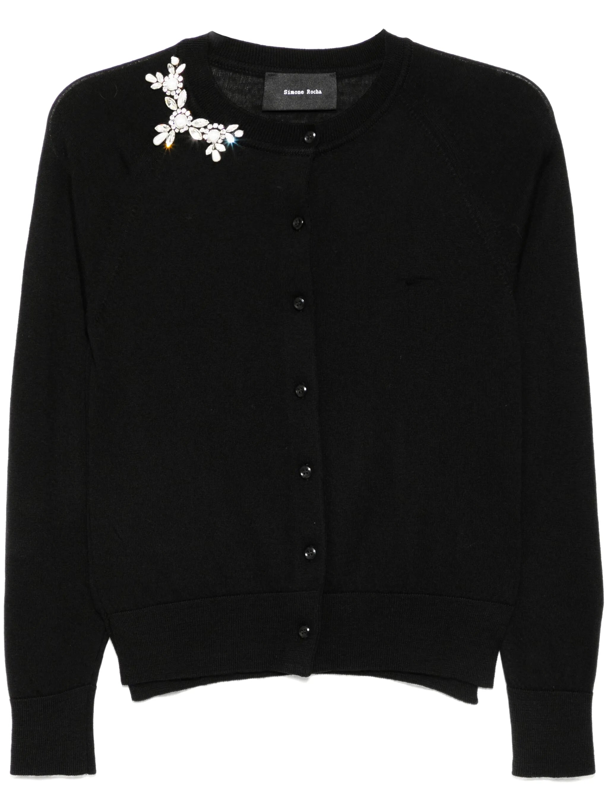 broken necklace cardigan