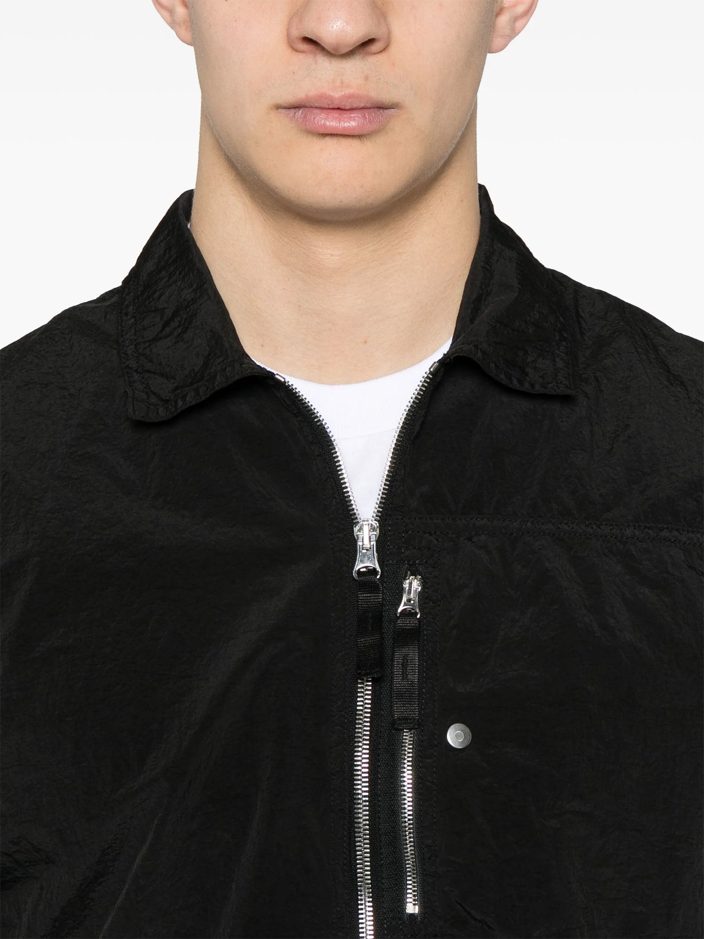 Compass-badge jacket