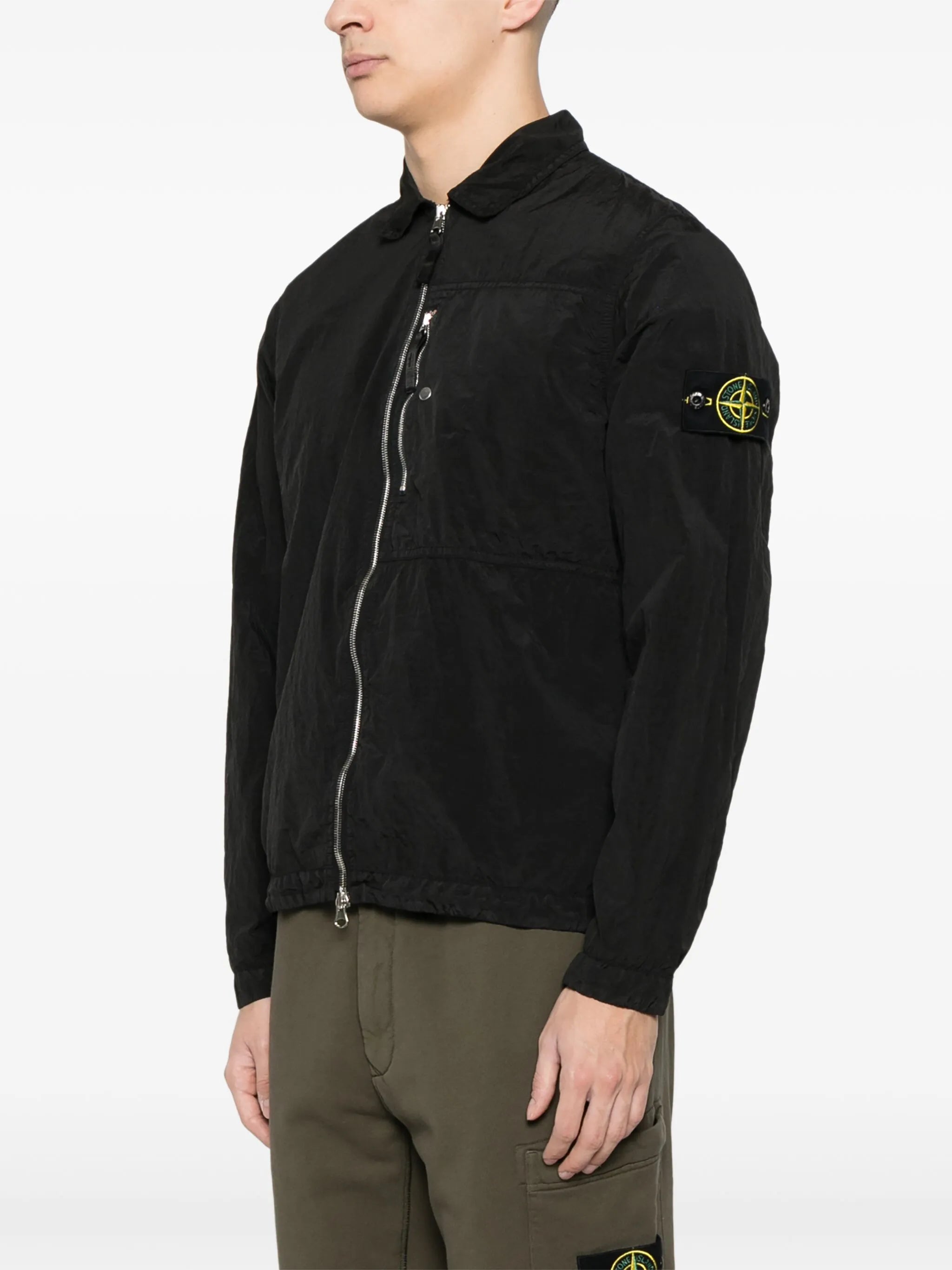 Compass-badge jacket