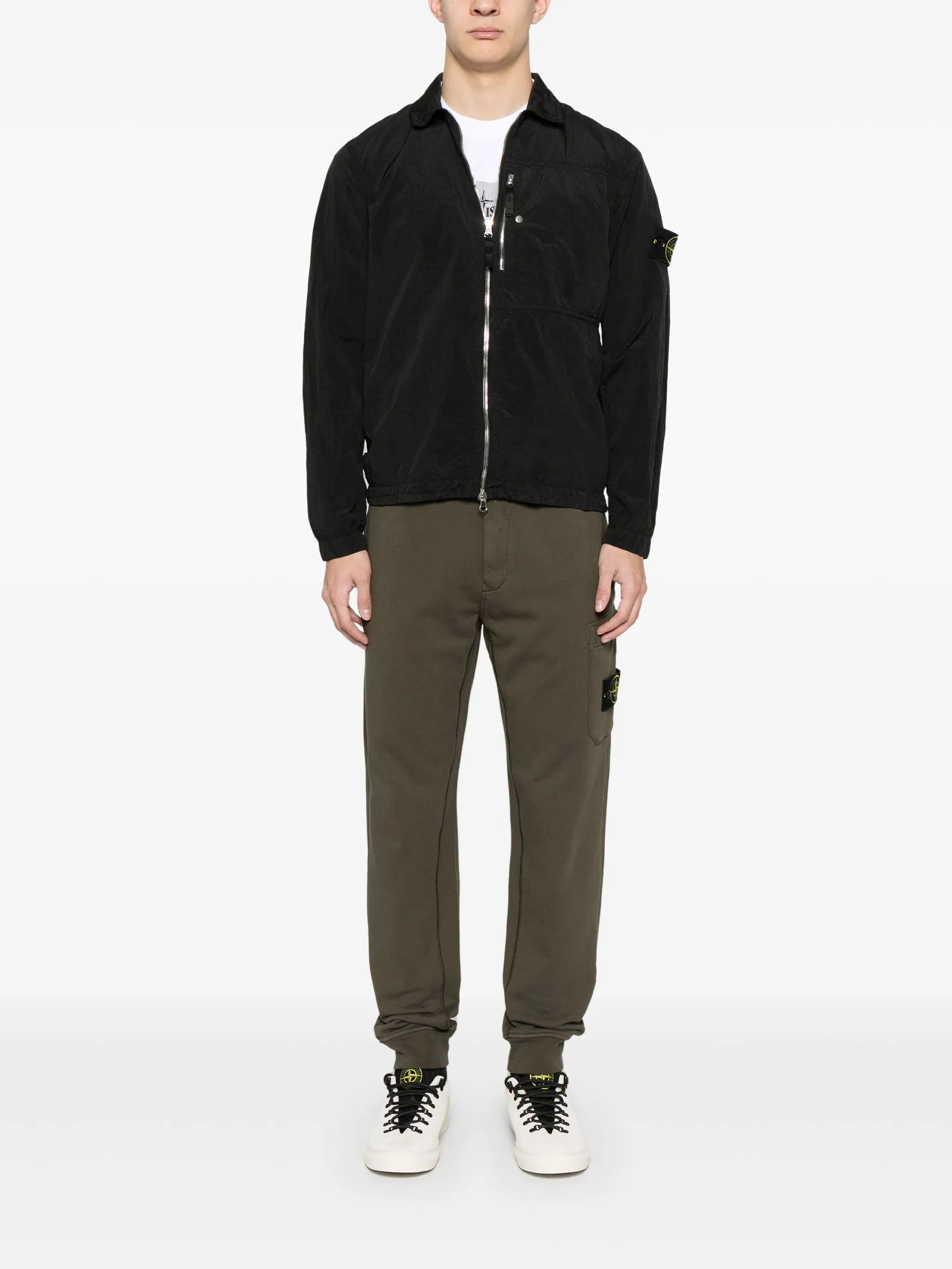 Compass-badge jacket