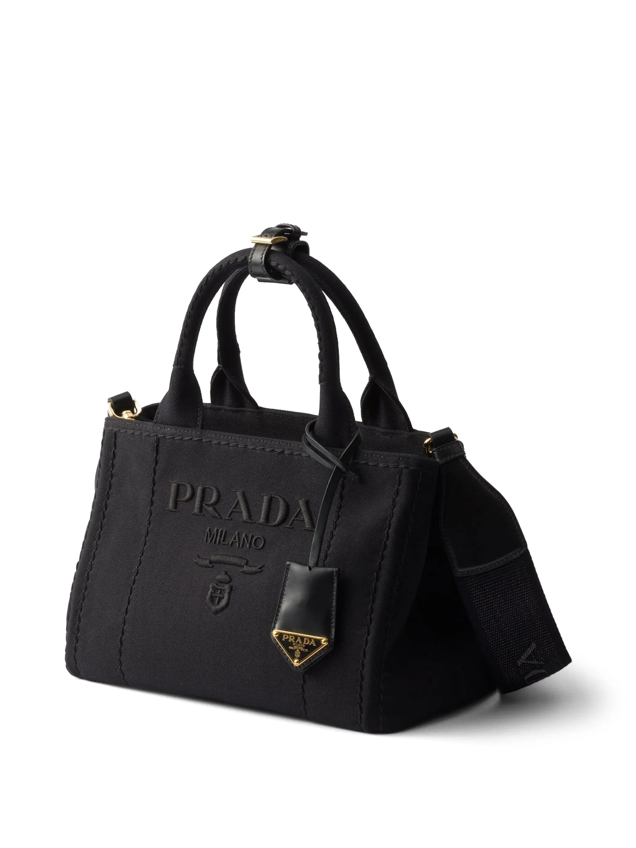 Jardinière small cotton canvas handbag