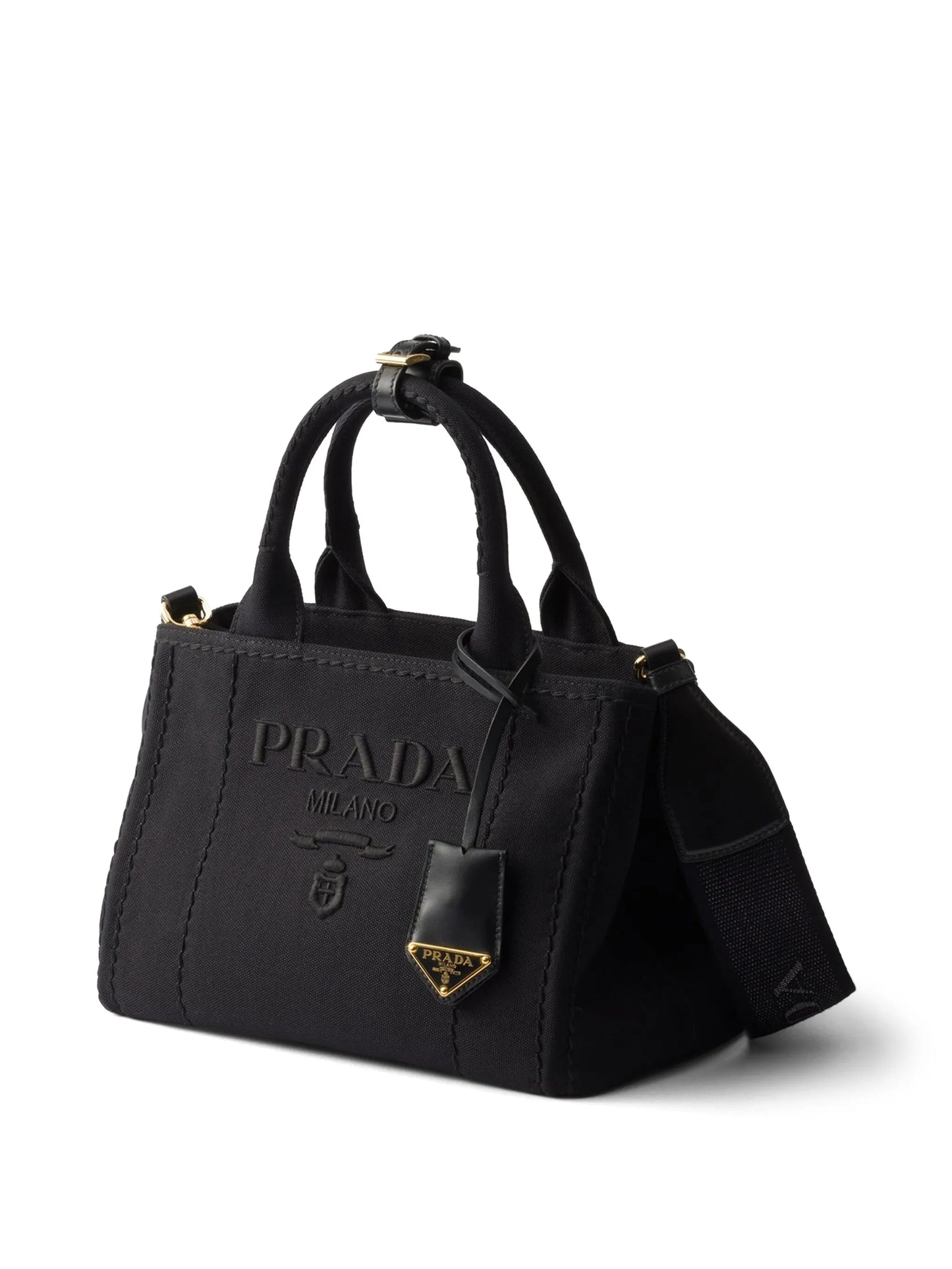 Jardinière small cotton canvas handbag