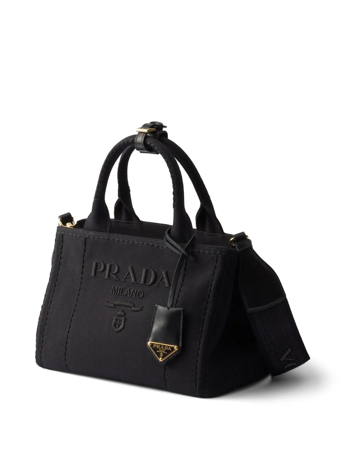 Jardinière small cotton canvas handbag