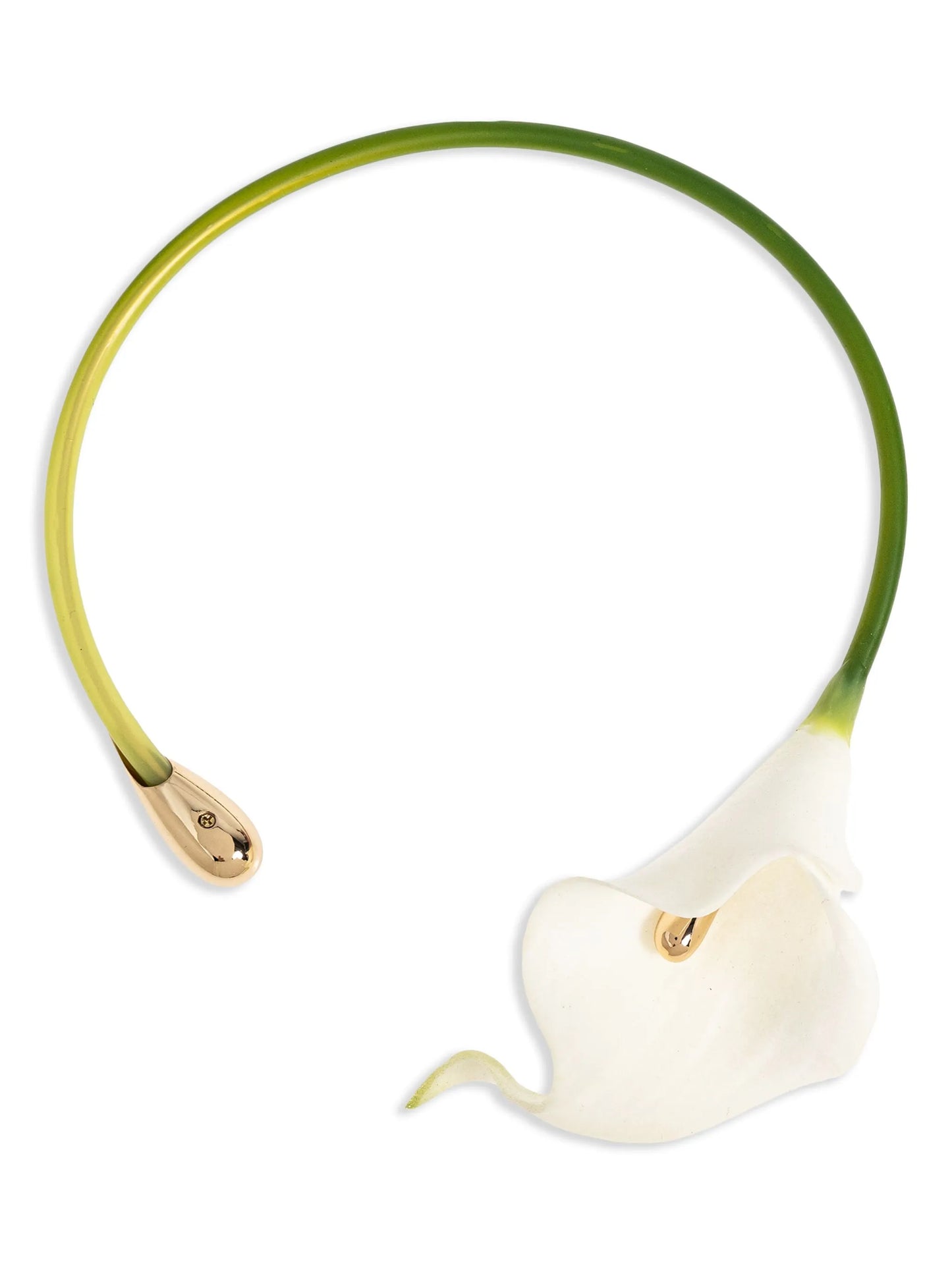 calla lily choker necklace