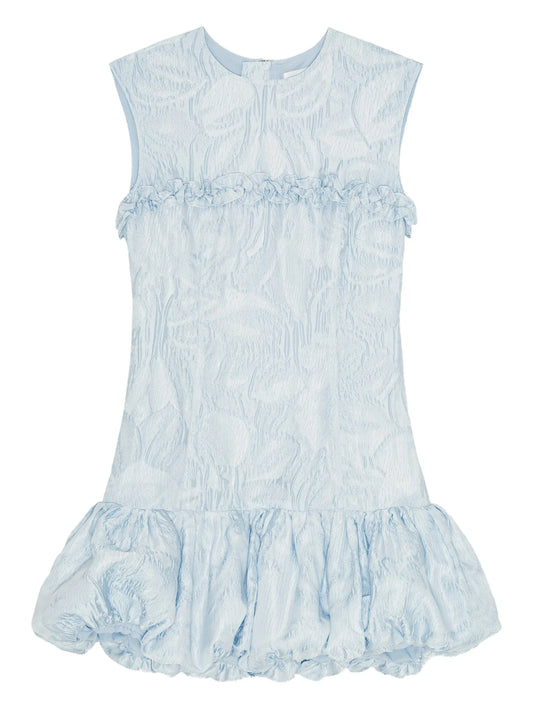 cloqué corset mini dress