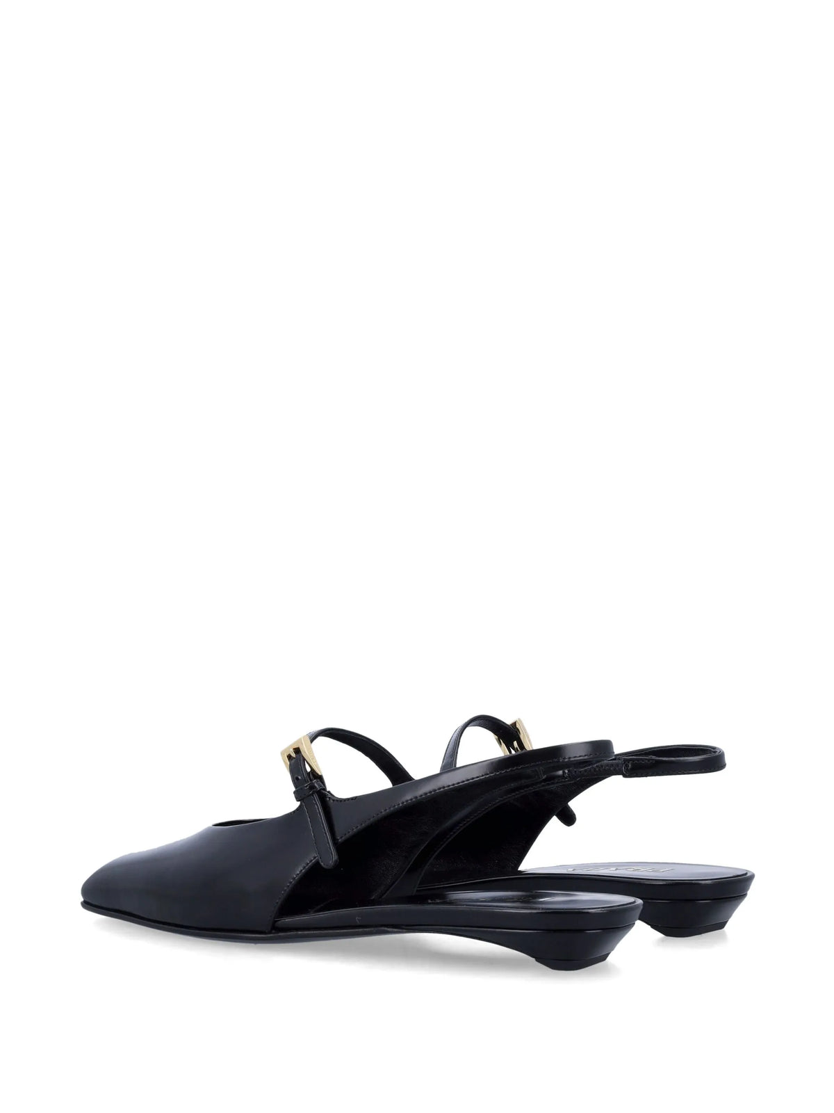 square-toe slingback pumps