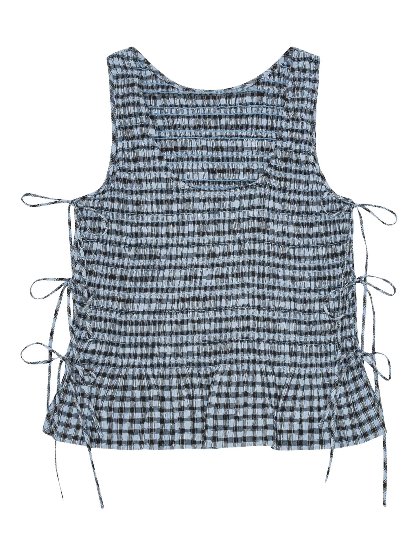 checkered top